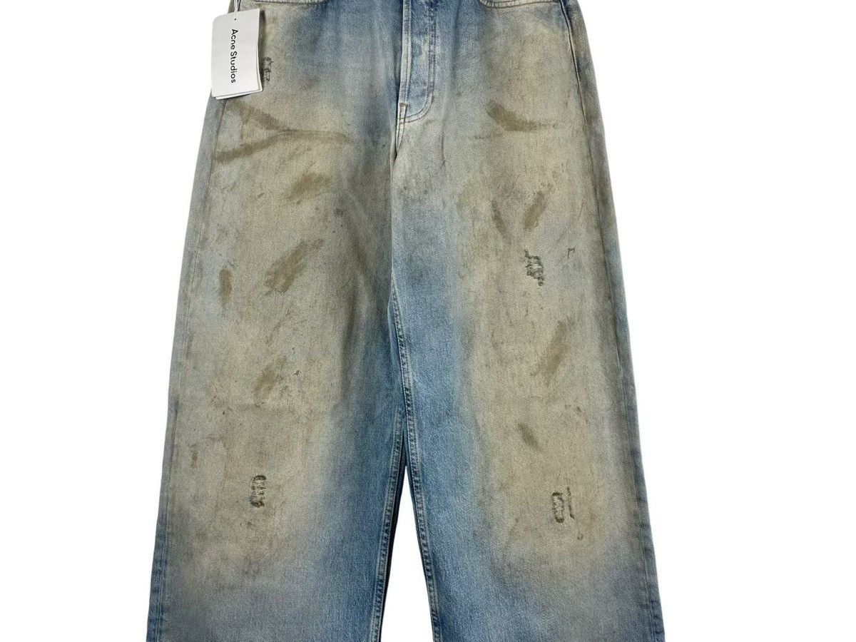 Acne Studios Acne Studios 1981M Dirt Pencillin Leather Denim Jeans Size US 32 / EU 48 - 4 Thumbnail