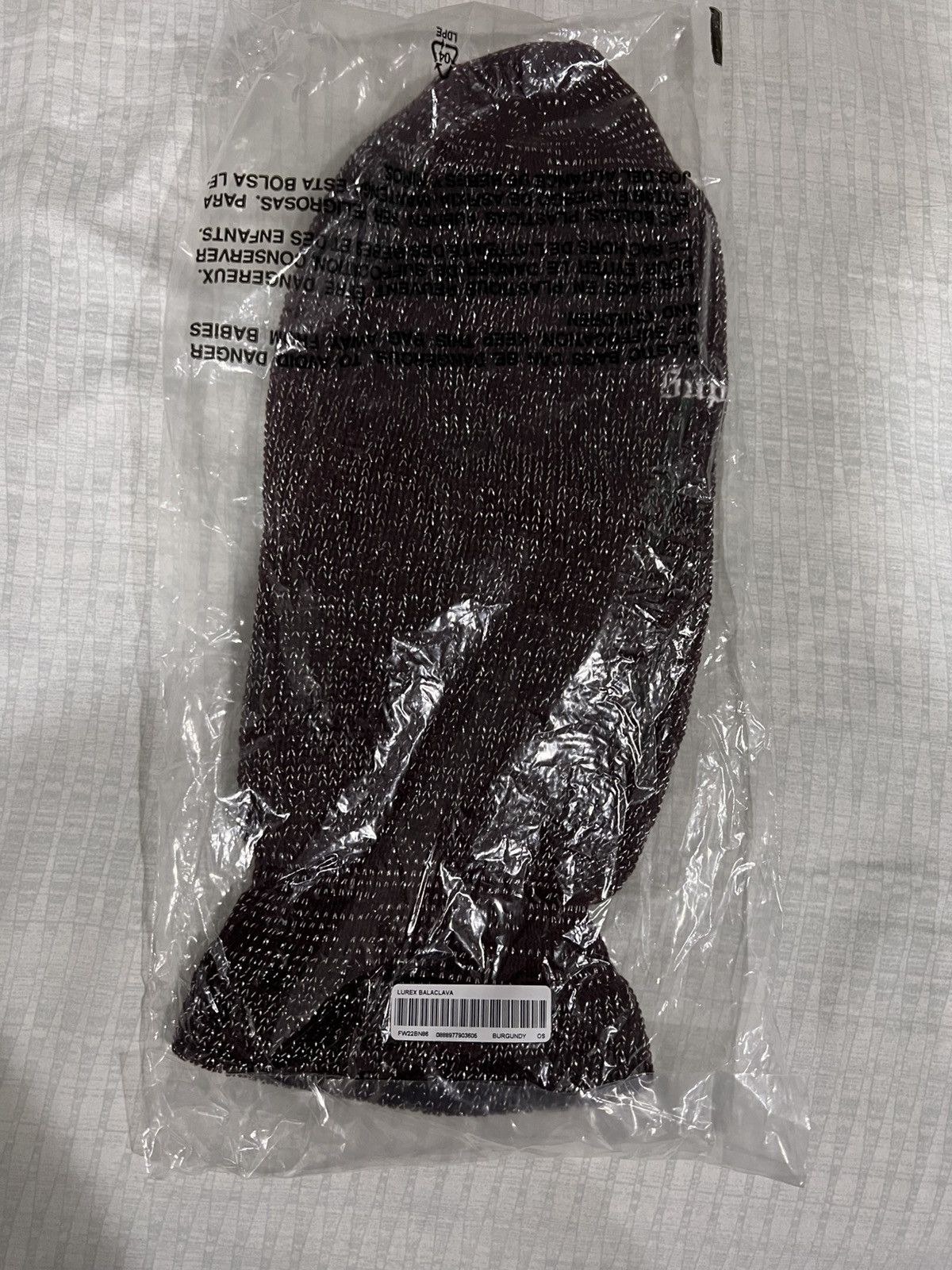 Supreme Supreme Lurex Balaclava Size ONE SIZE - 2 Thumbnail