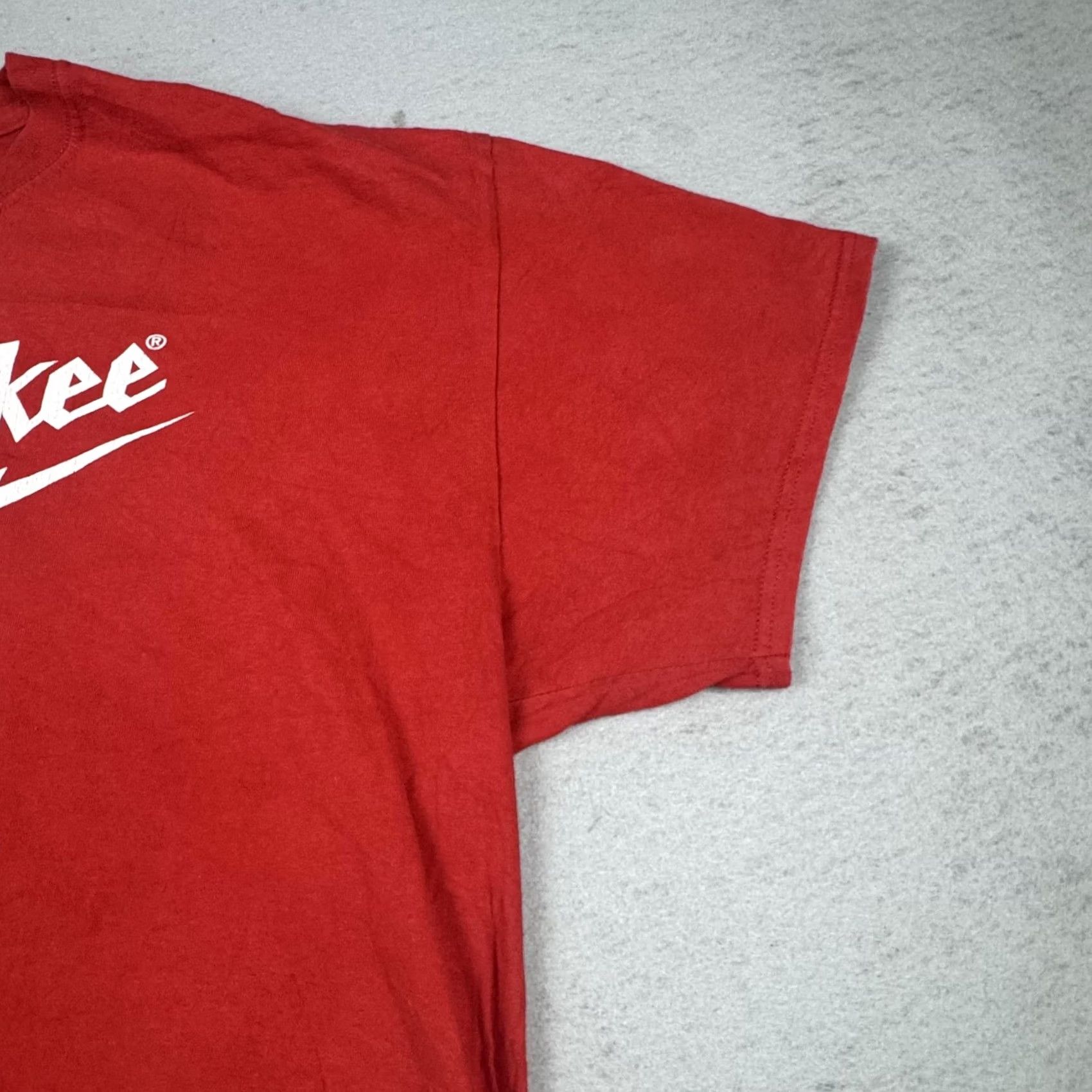 Vintage VINTAGE Milwaukee Shirt Mens XL Red Size Matters M12 Tool Promo Tee Workwear Size US XL / EU 56 / 4 - 4 Thumbnail