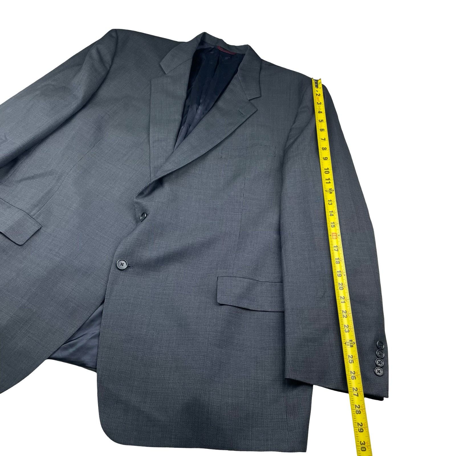 Hart Schaffner Marx Hart Schaffner & Marx Men's 100% Wool 2-Button Blazer Blue • Size 50L - 10 Thumbnail