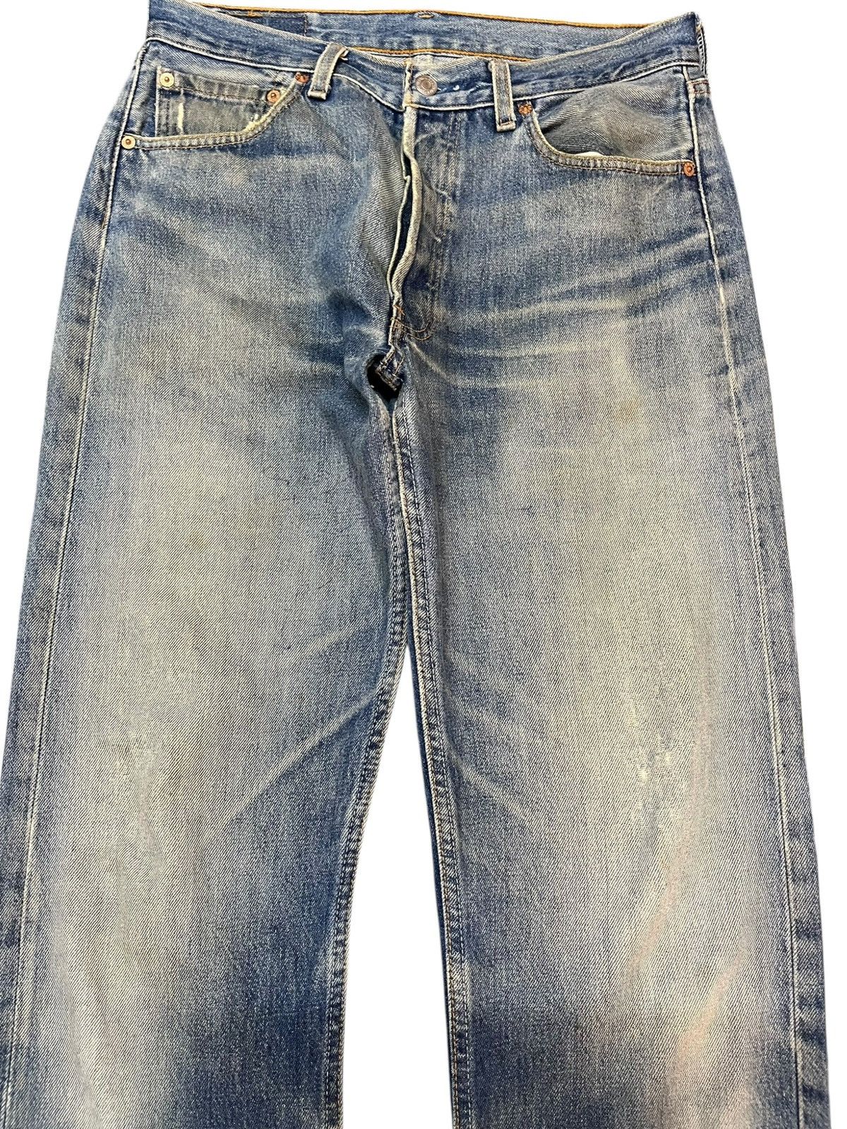 LVC × Levi's × Levi's Vintage Clothing Vintage Levi’s 501 Faded Grunge Denim Size US 31 - 2 Thumbnail