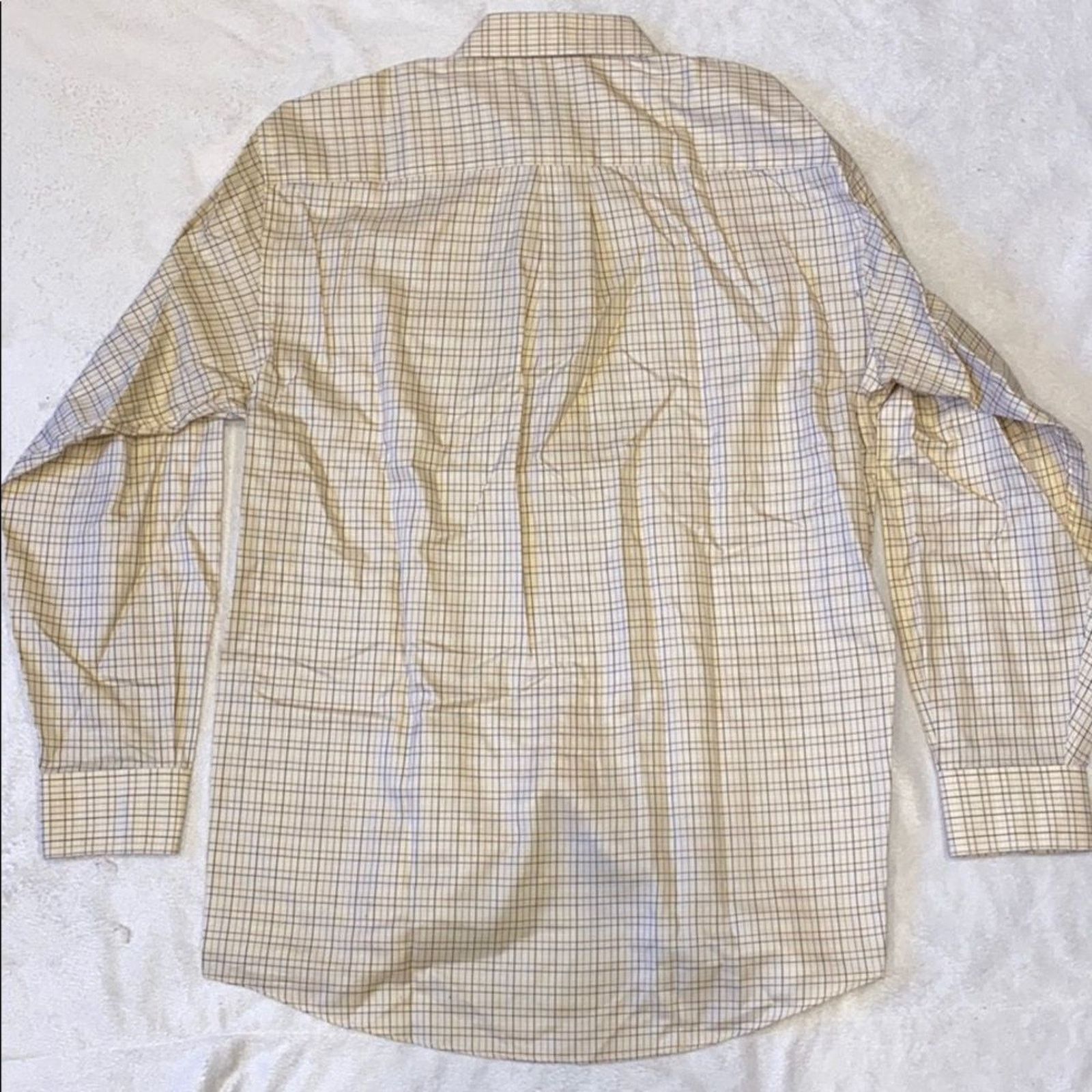 Jos. A. Bank Joseph A. Bank Yellow Plaid Button Down Shirt | Sz M Size US M / EU 48-50 / 2 - 5 Thumbnail