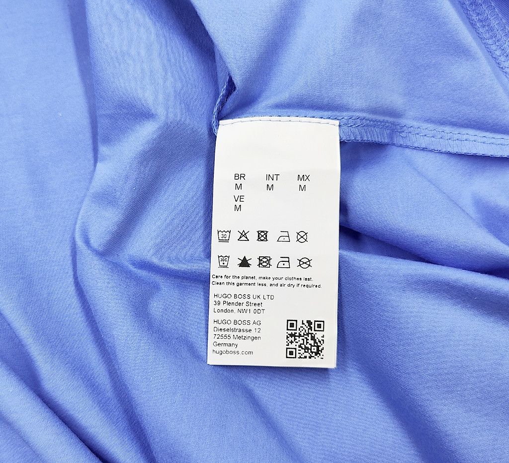 Hugo Boss HUGO BOSS with tag light blue colar tshirt Size US S / EU 44-46 / 1 - 5 Thumbnail