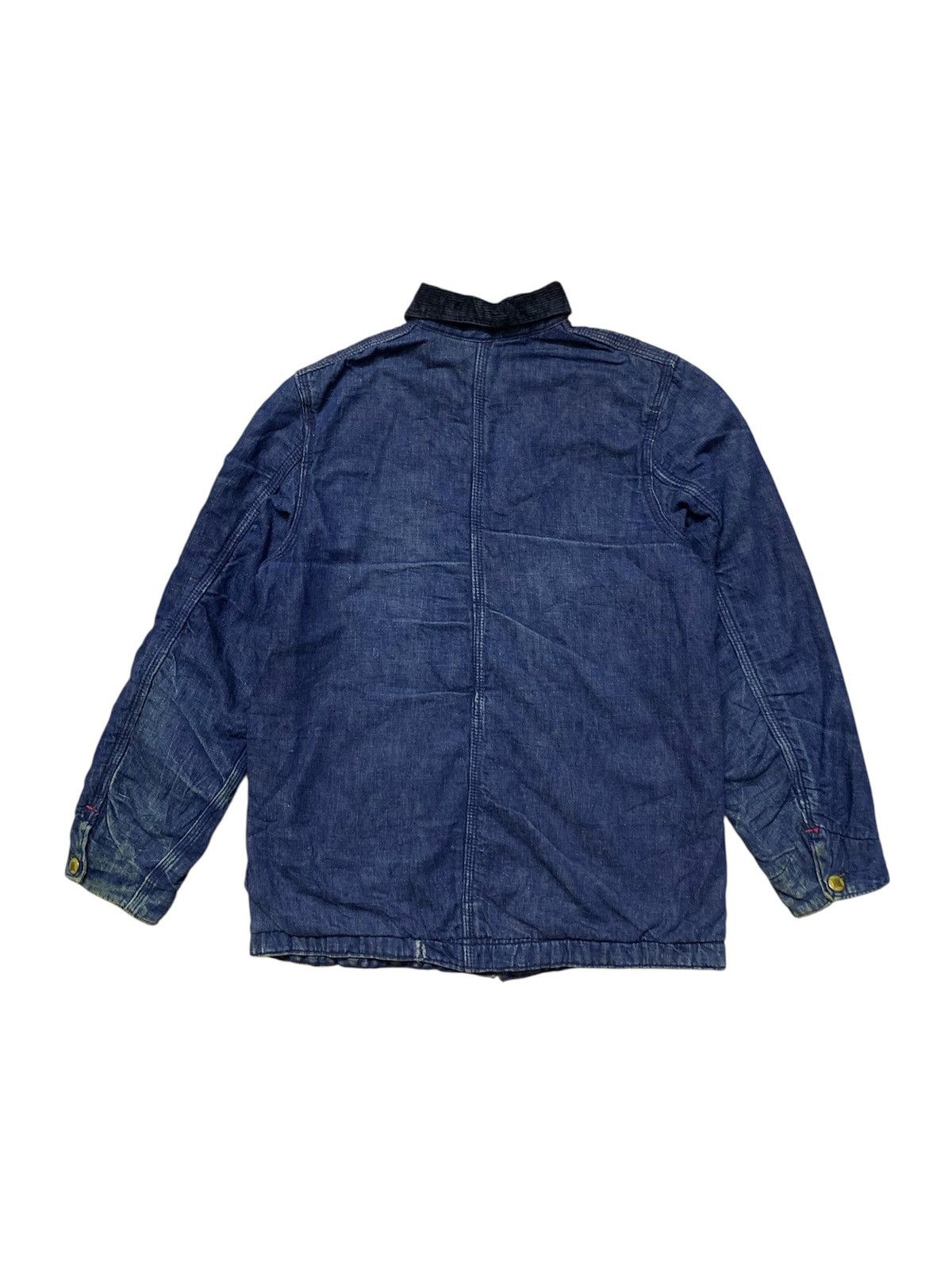 Sears Vintage 50’s HERCULES SEARS Chore Blanket Lined Denim Jacket Size US S / EU 44-46 / 1 - 2 Thumbnail