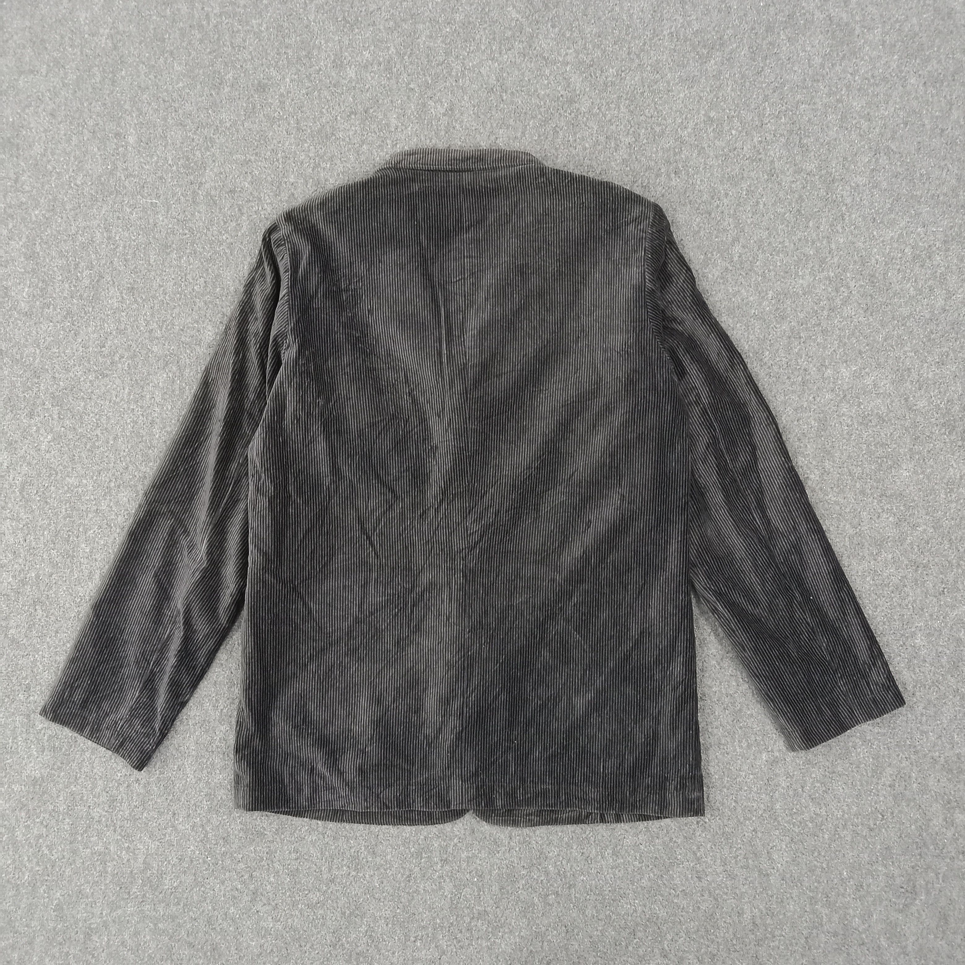 Vintage × Yohji Yamamoto A.A.R Yohji Yamamoto Japanese Designer Velvet Blazer Size 36R - 5 Thumbnail