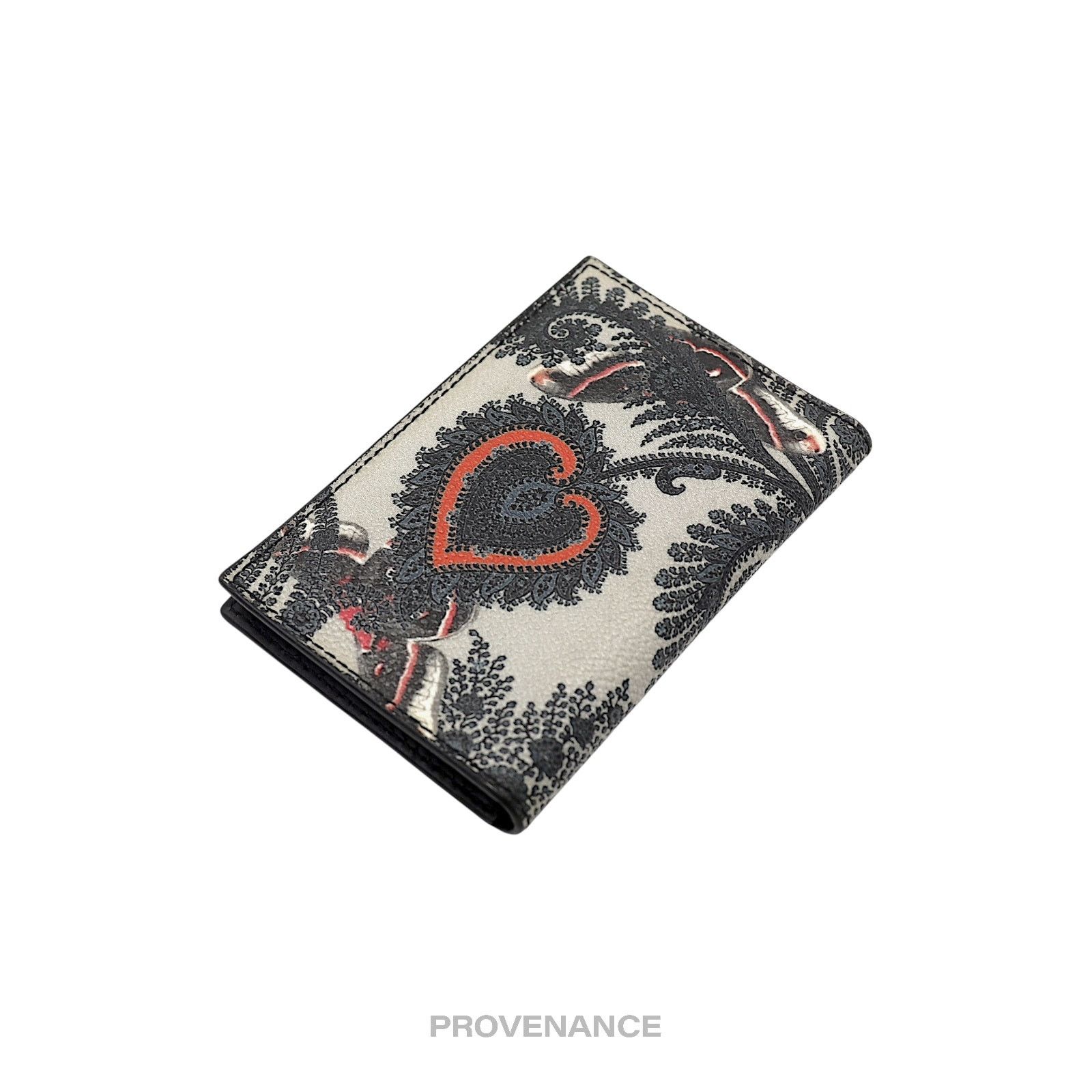 Givenchy 🔴 Givenchy 6CC Pocket Organizer Wallet - Moth Paisley Size ONE SIZE - 4 Thumbnail