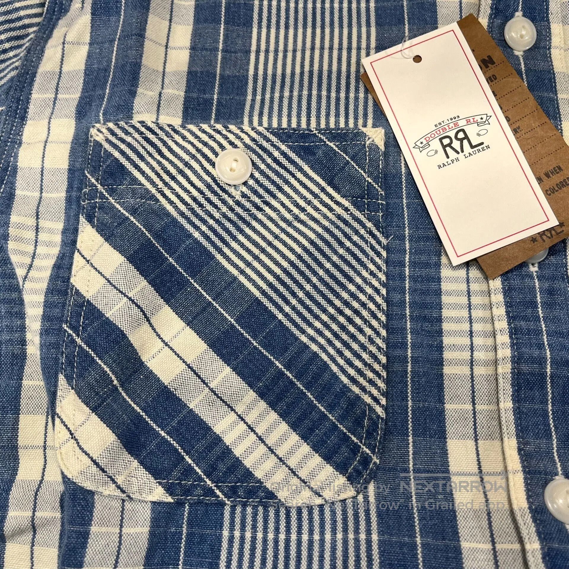 RRL Ralph Lauren RRL Striped Shirt by Ralph Lauren. Size US M / EU 48-50 / 2 - 8 Thumbnail
