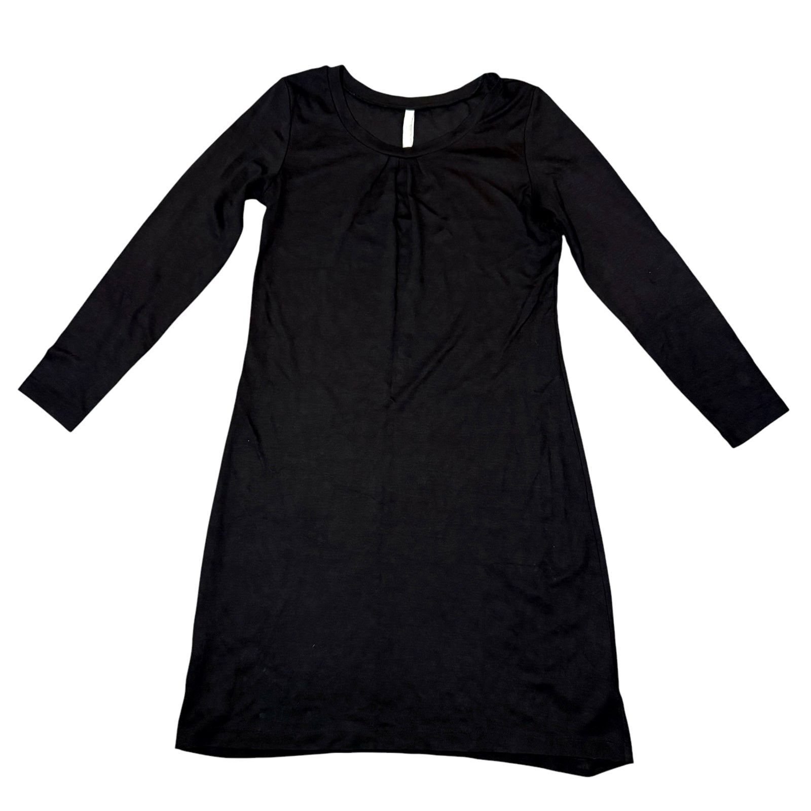 Other Hanna Andersson Solid Knit Dress Pleated Neckline Medium Size M / US 6-8 / IT 42-44 - 1 Thumbnail