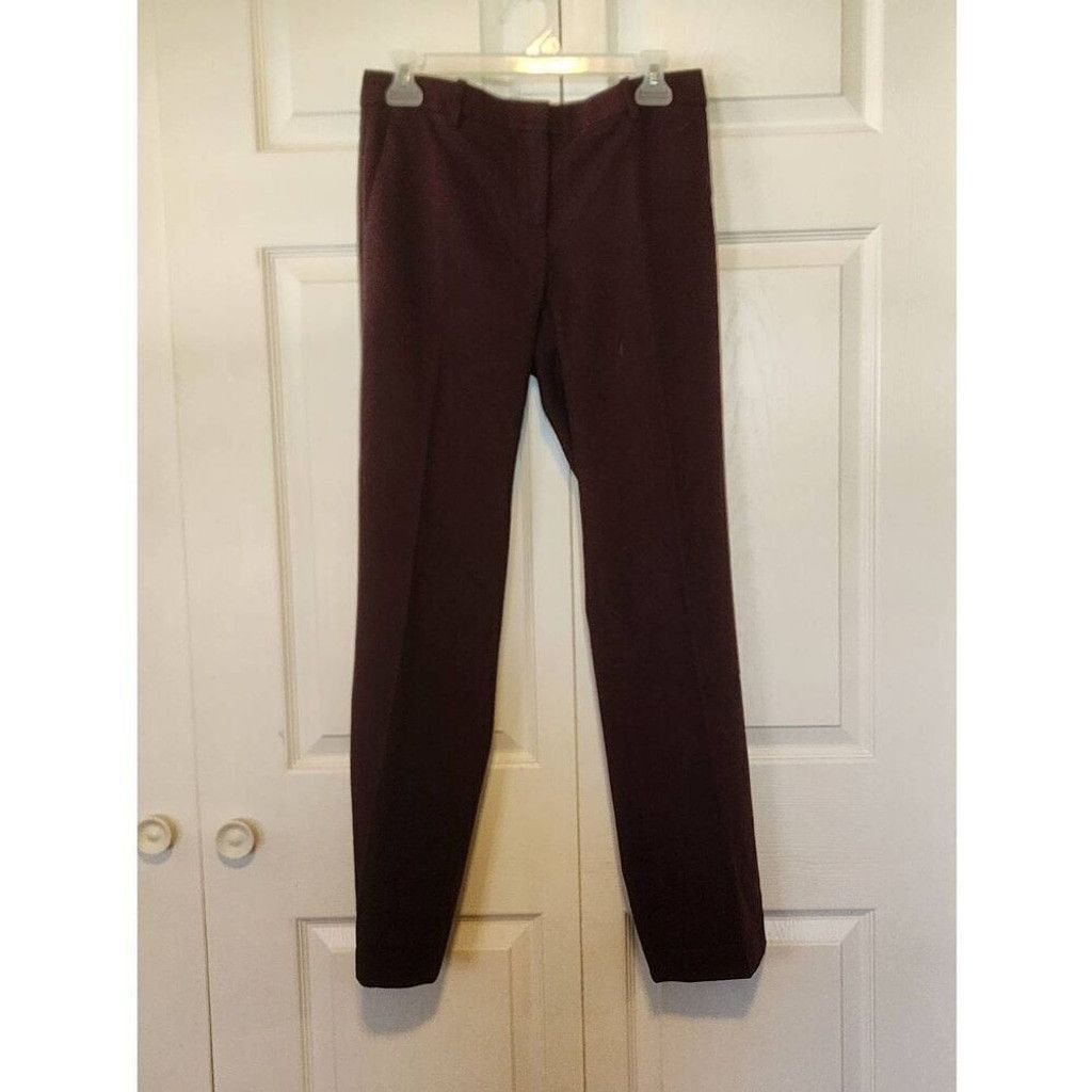 Ann Taylor Anne Taylor Maroon Dress Pants Size 25" / US 0 / IT 36 - 4 Thumbnail