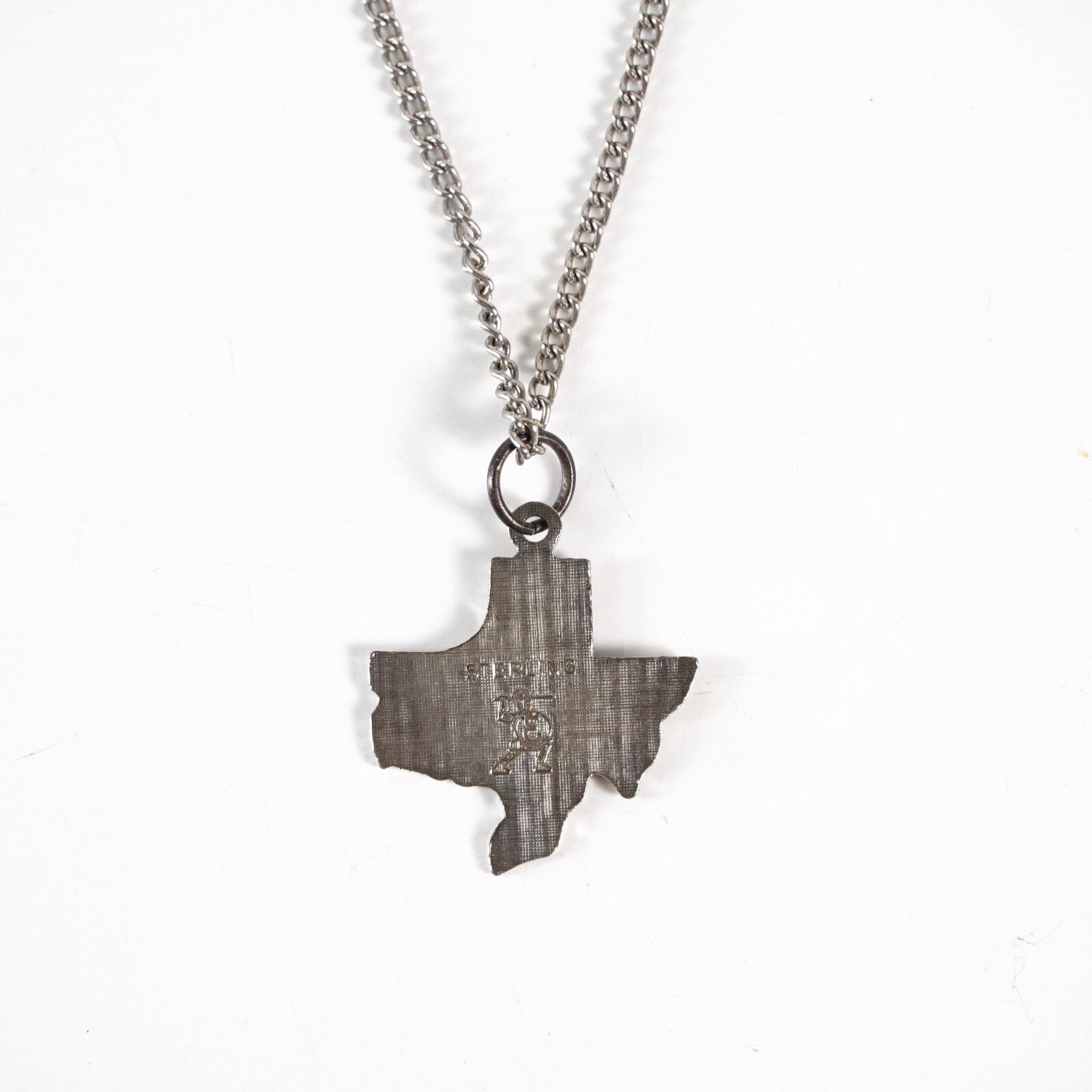 Other 925 Sterling Silver Texas Lone Star State Pendant Necklace Size ONE SIZE - 6 Thumbnail