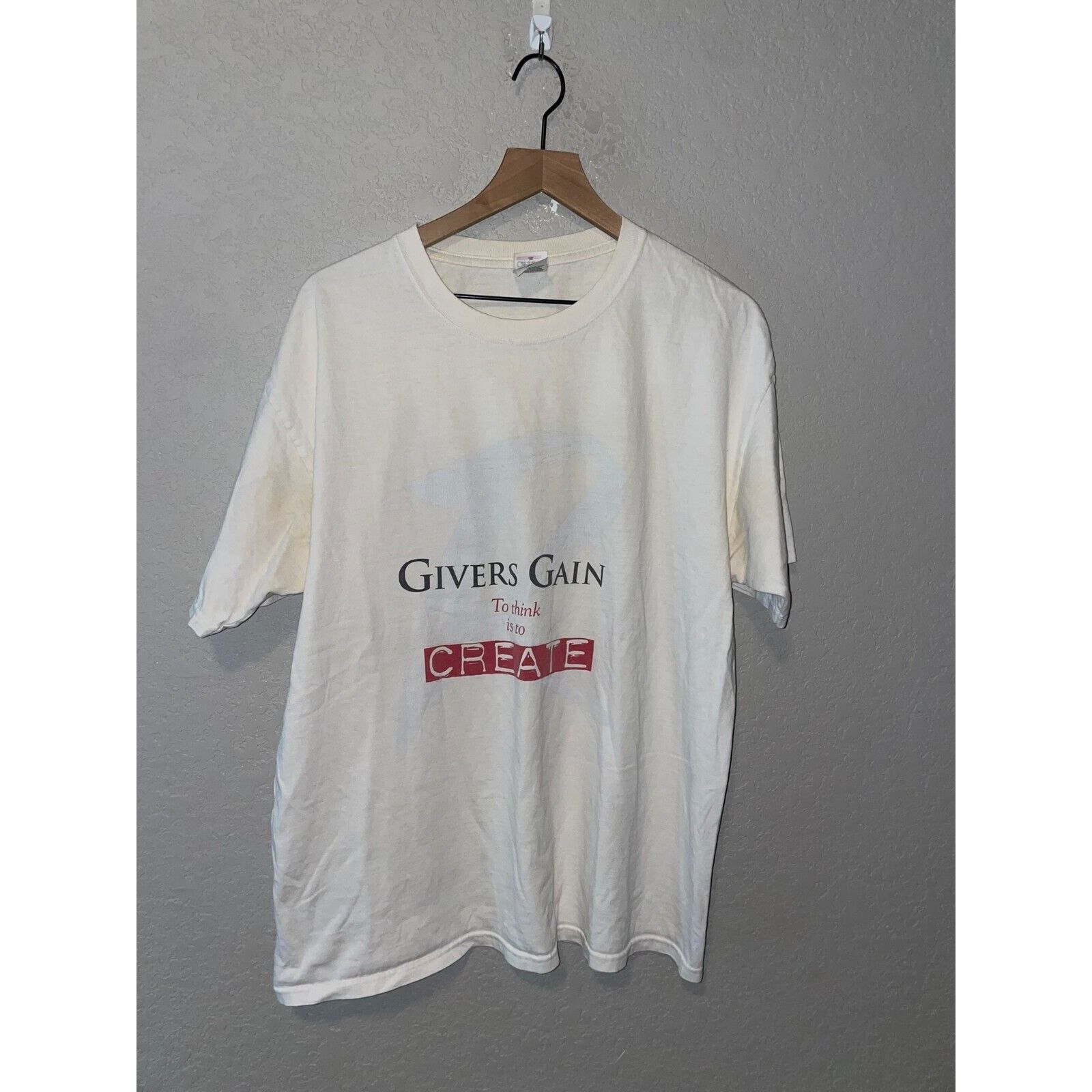 Anvil Vintage Jesus Shirt Rapport Leadership Givers Gain Shirt XL Size US XL / EU 56 / 4 - 1 Thumbnail