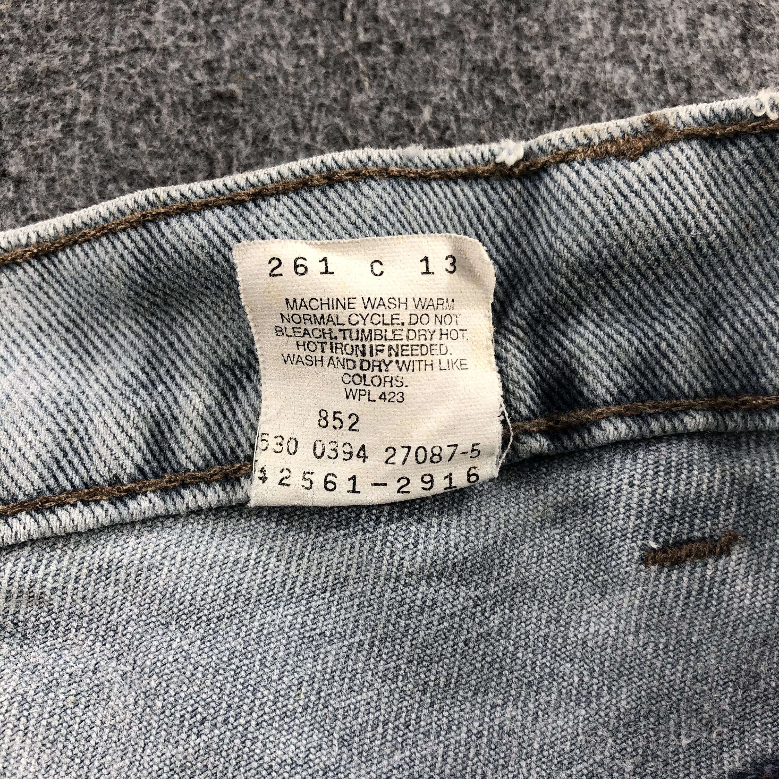 Levi's 90s Vintage Light Wash Levis 580 Jeans-J2170 Size US 29 - 11 Thumbnail