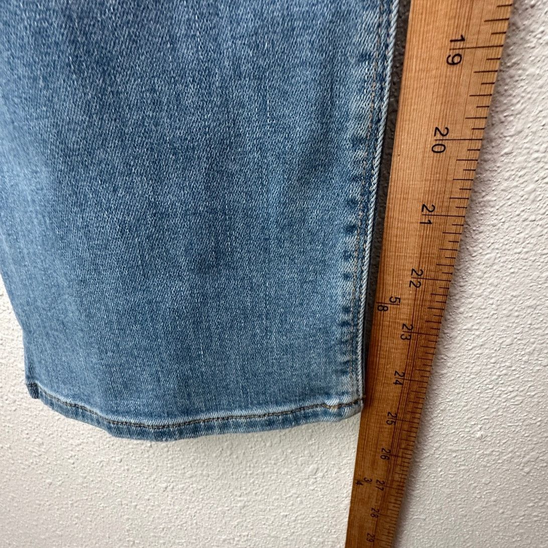 Hudson NWT Hudson Barbara High Waist Crop Straight Jeans Blue 33 Size 33" - 14 Thumbnail