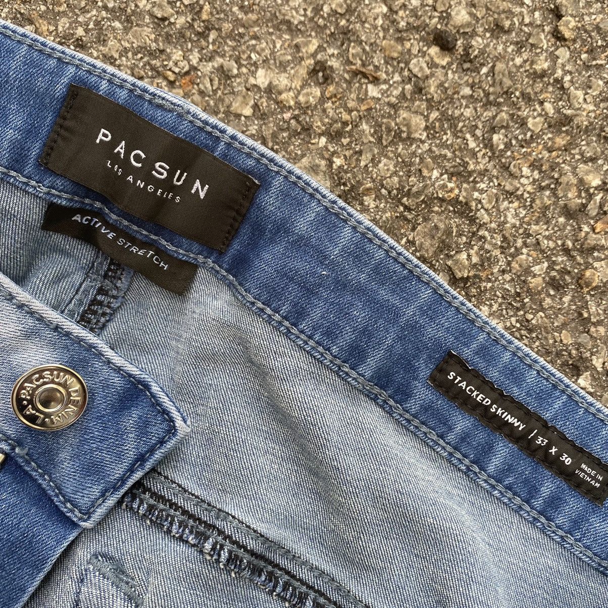 Jean Pascun Stacked Skinny Jeans Active Stretch Denim Size US 32 / EU 48 - 7 Thumbnail