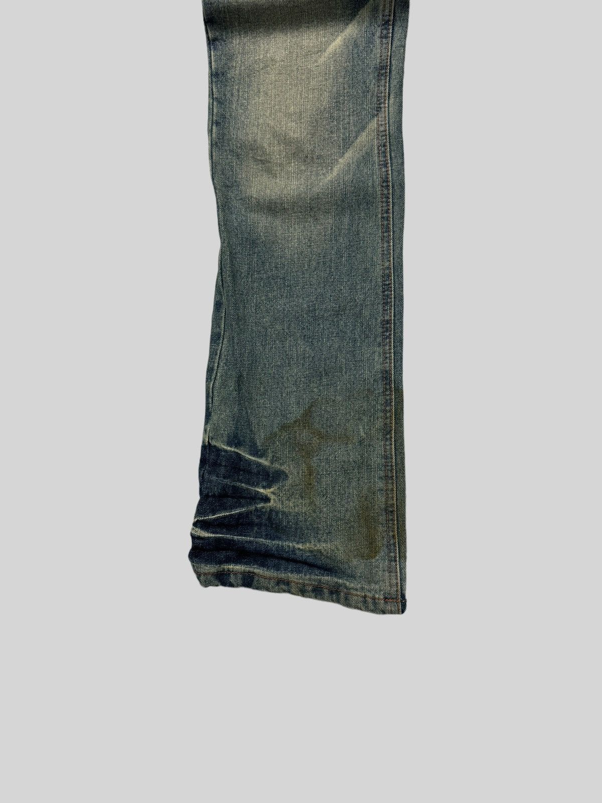 Hysteric Glamour Junya Watanabe Flared Patches Plaid Claw Mark Denim Jeans Size US 28 / EU 44 - 8 Thumbnail