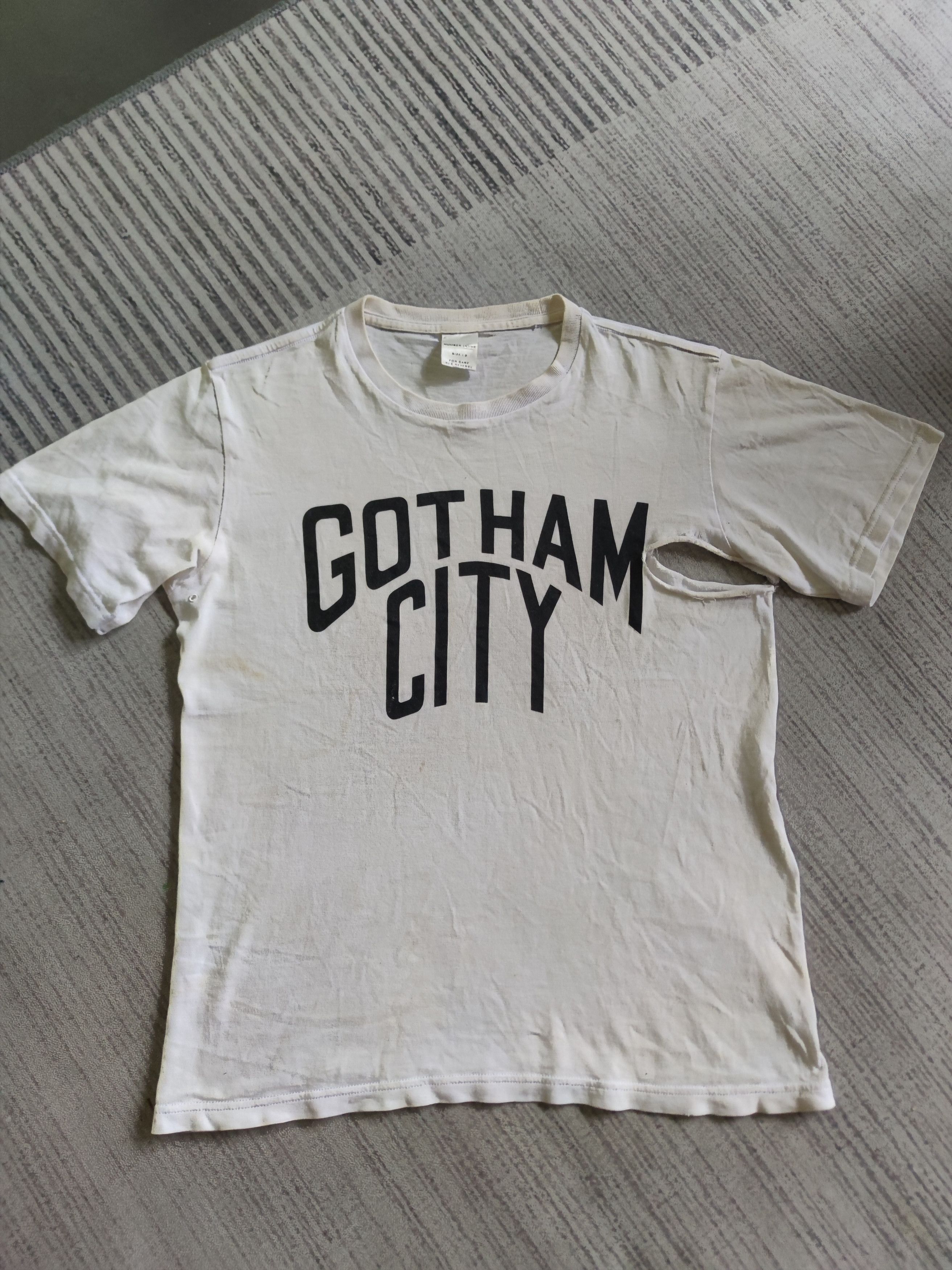 Number (N)ine Number (N)ine Gotham City T Shirt Made in Japan Size US S / EU 44-46 / 1 - 7 Thumbnail