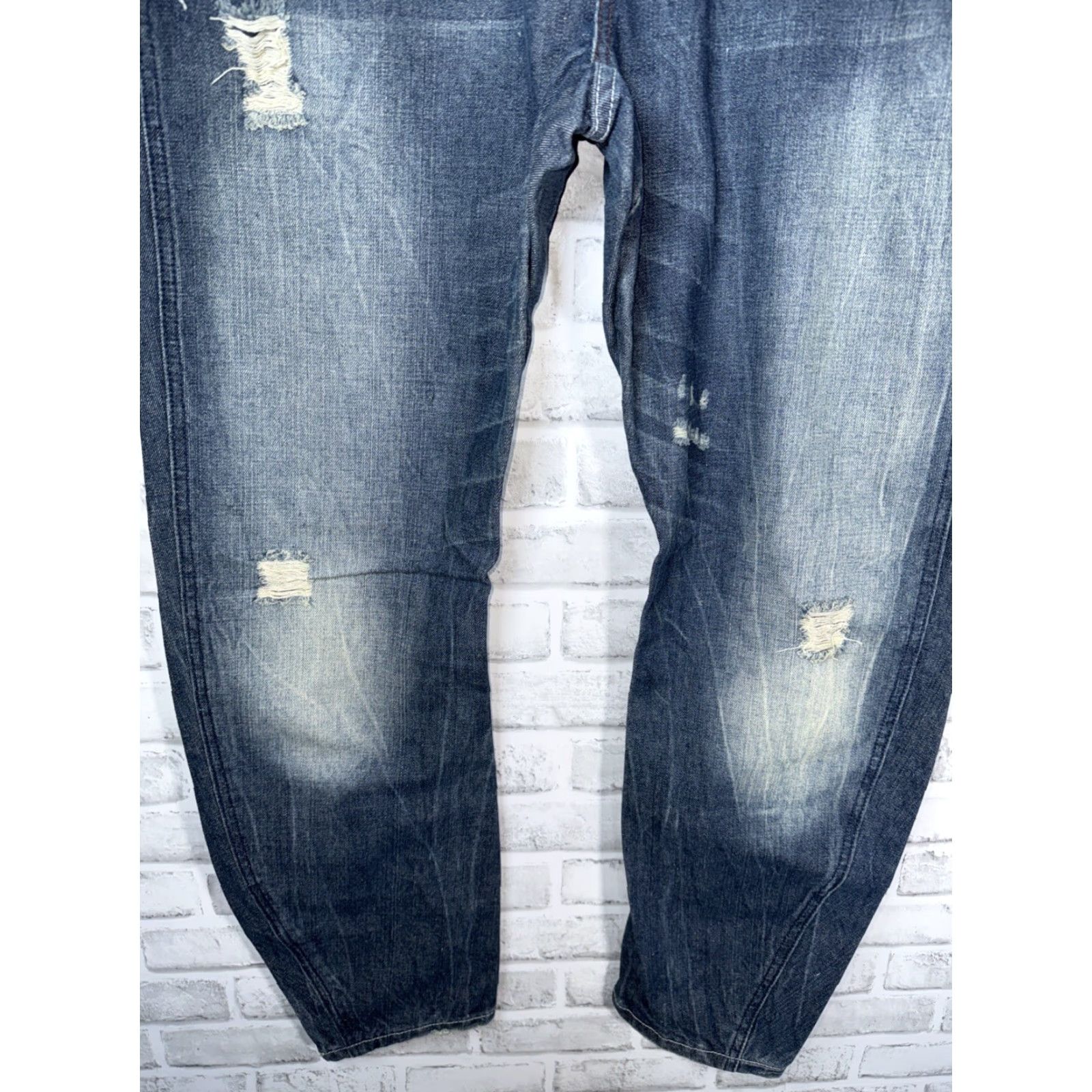 Vintage VINTAGE CJ BLACK Jeans Slouch Fit Tapered Leg Men 34x30 Blue Size US 34 / EU 50 - 5 Thumbnail