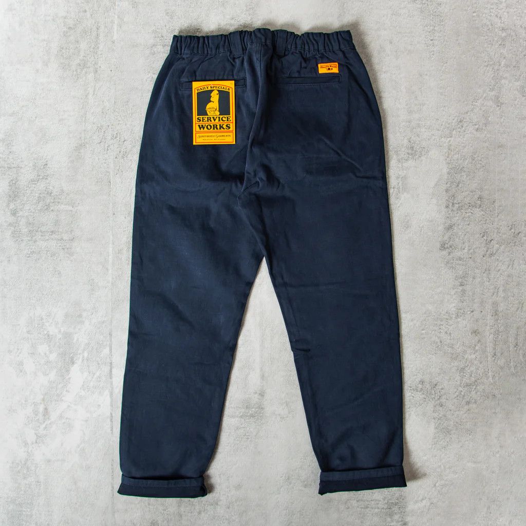 Service Works Twill Waiters Pant - Dark Navy Size US 32 / EU 48 - 1 Thumbnail