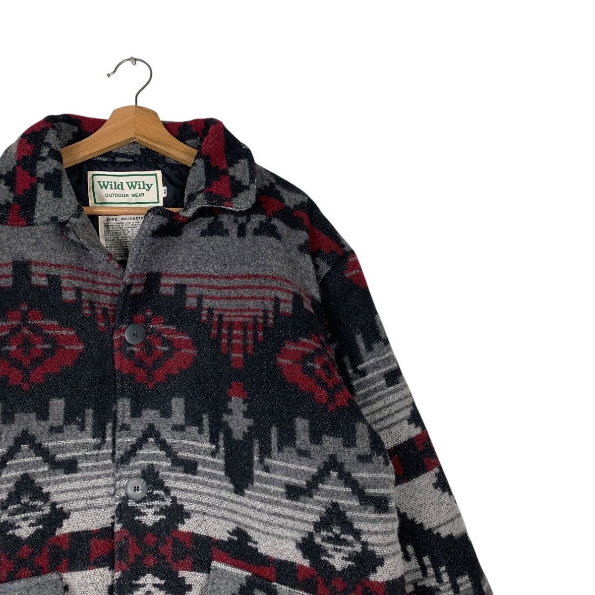 Japanese Brand Vintage Wild Willy Navajo Aztech Outdoor Jacket Size US L / EU 52-54 / 3 - 5 Thumbnail