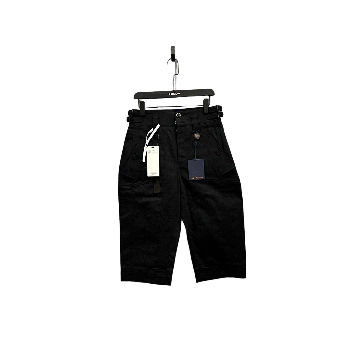 Louis Vuitton Louis Vuitton Black Bermuda Shorts Size 34 Size 24" / US 00 / IT 34 - 1 Thumbnail
