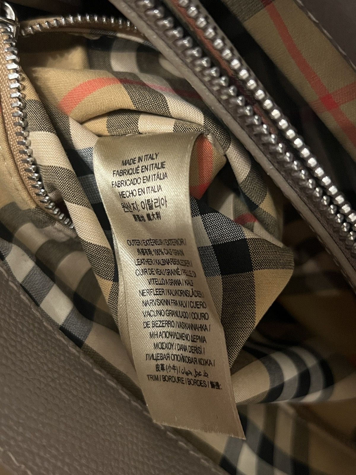Burberry burberry banner leather bag Size ONE SIZE - 10 Thumbnail