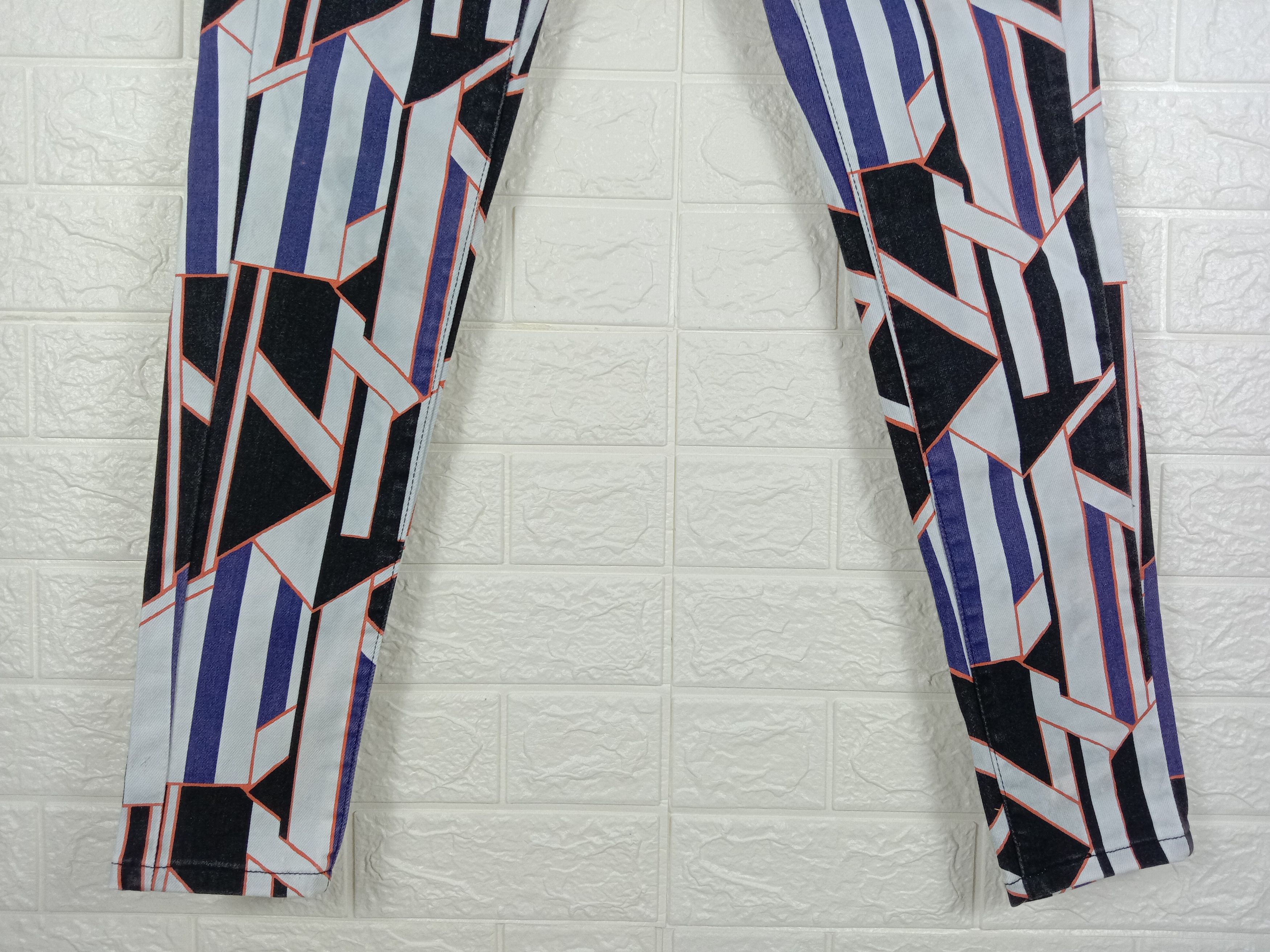 Levi's Levi's Geometric Design Multicolor Jeans Size 29" - 4 Thumbnail