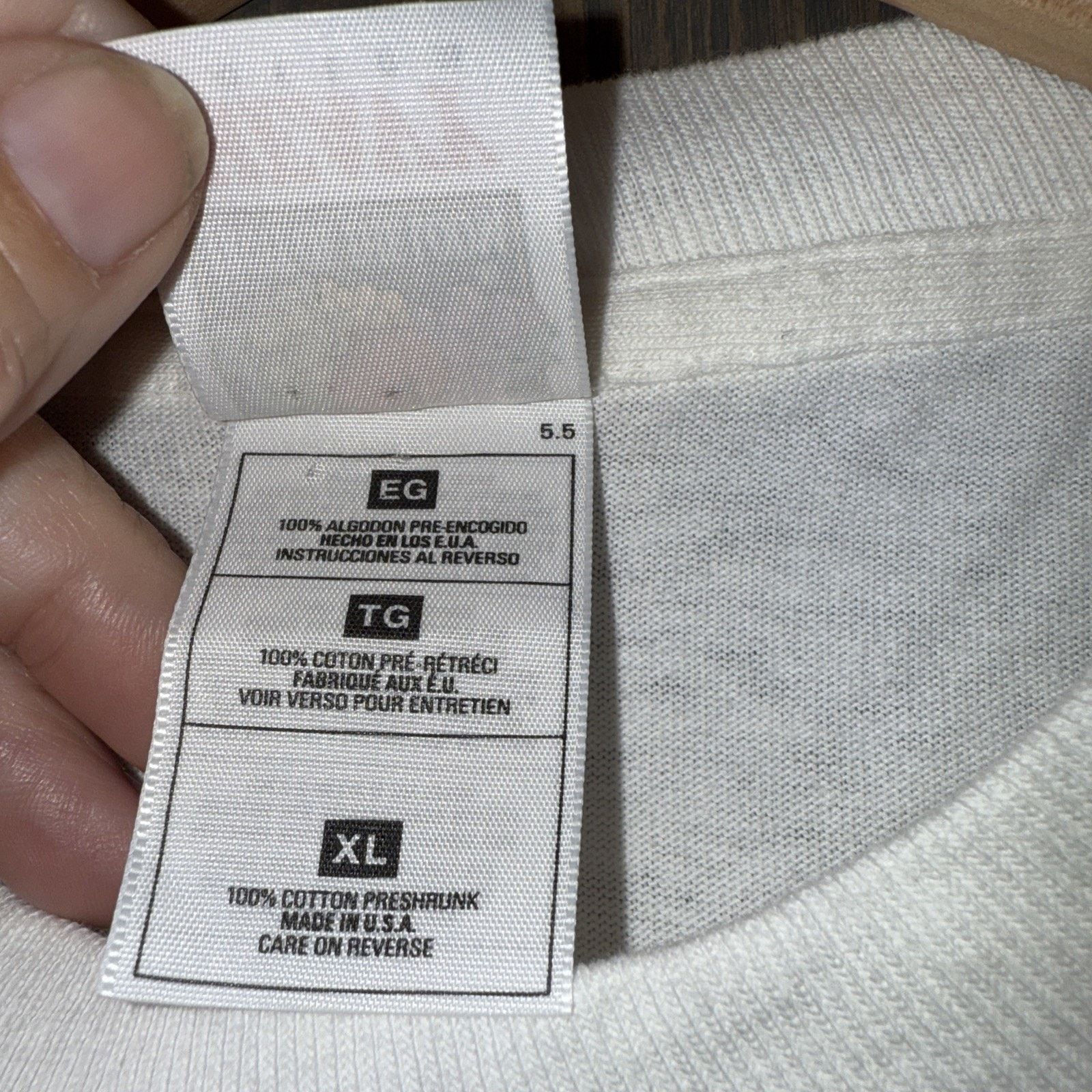 Fruit Of The Loom Heavy Tee Vintage Single Stitch 2004 Olympics Athens Sz XL Size US XL / EU 56 / 4 - 7 Thumbnail