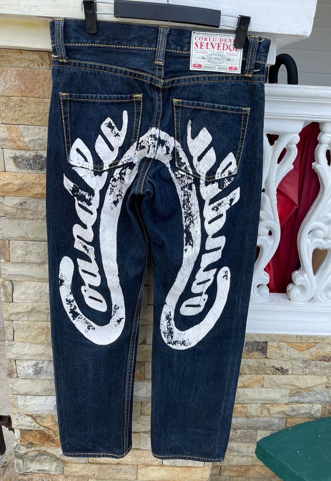 Archival Clothing RaRe‼️Vintage’90s🔥Co&Lu🔥Daicock Selvedge Denim Jeans Size US 32 / EU 48 - 4 Thumbnail