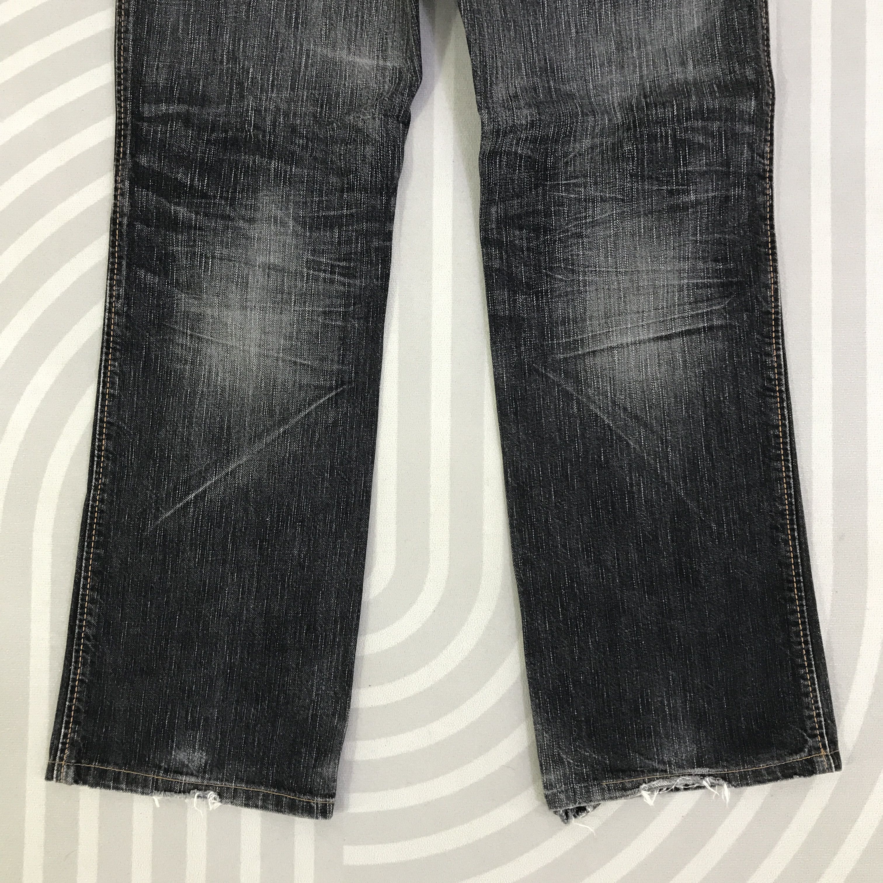 Edwin Vintage Edwin Black Faded Jeans pants K74B19 Size US 28 / EU 44 - 6 Thumbnail