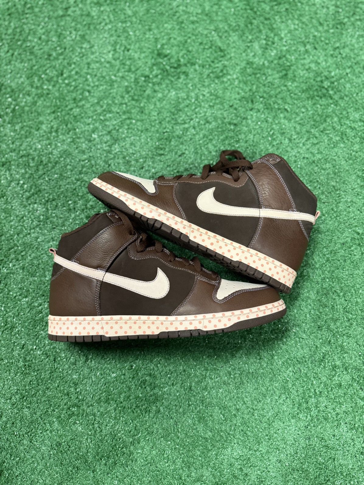 Nike SB Nike sb dunk hi easter polka dot Size US 12 / EU 45 - 1 Thumbnail