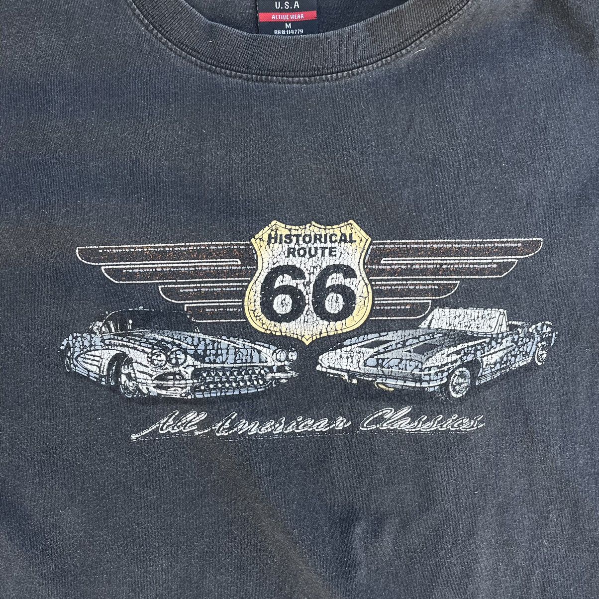 Route 66 Vintage Band Tee Historical Route 66 T-shirts USA 90s Y2K Size US M / EU 48-50 / 2 - 5 Thumbnail