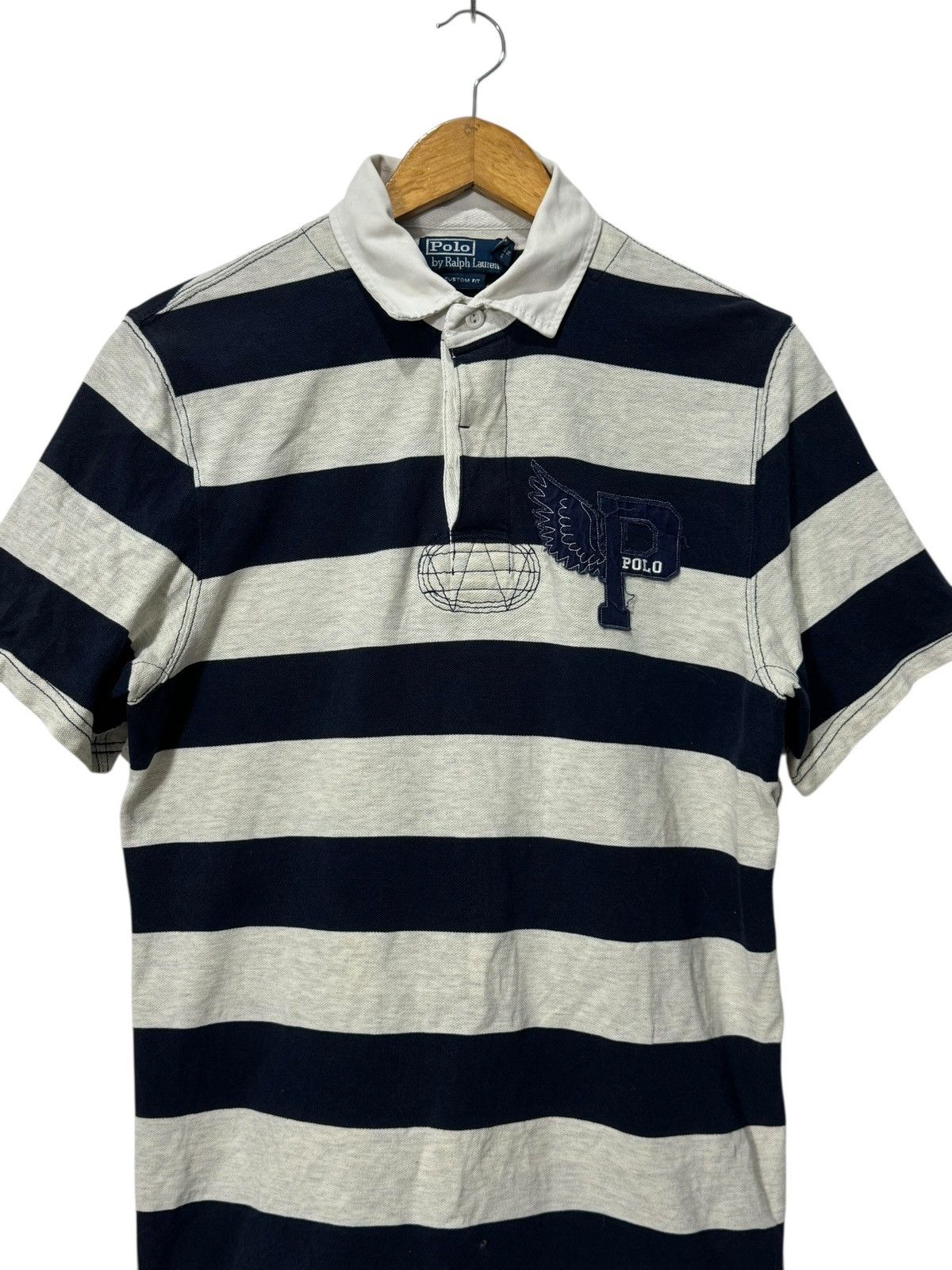 Polo Ralph Lauren Polo Ralph Lauren P Wing Rugby Shirt Size US M / EU 48-50 / 2 - 2 Thumbnail