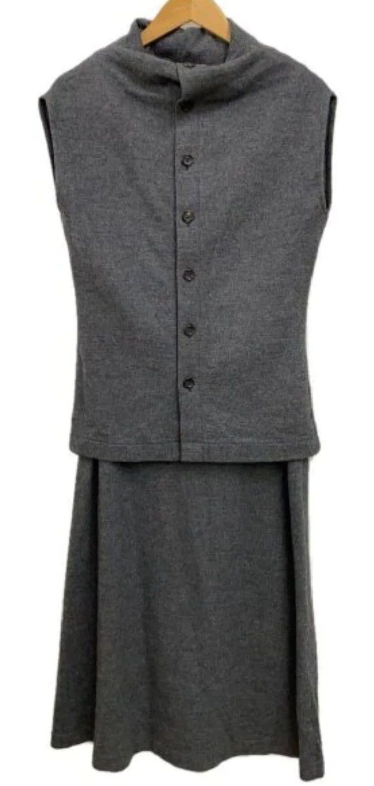 Other Comme Des Garcons Grey knit sleeveless dress Size M / US 6-8 / IT 42-44 - 1 Thumbnail