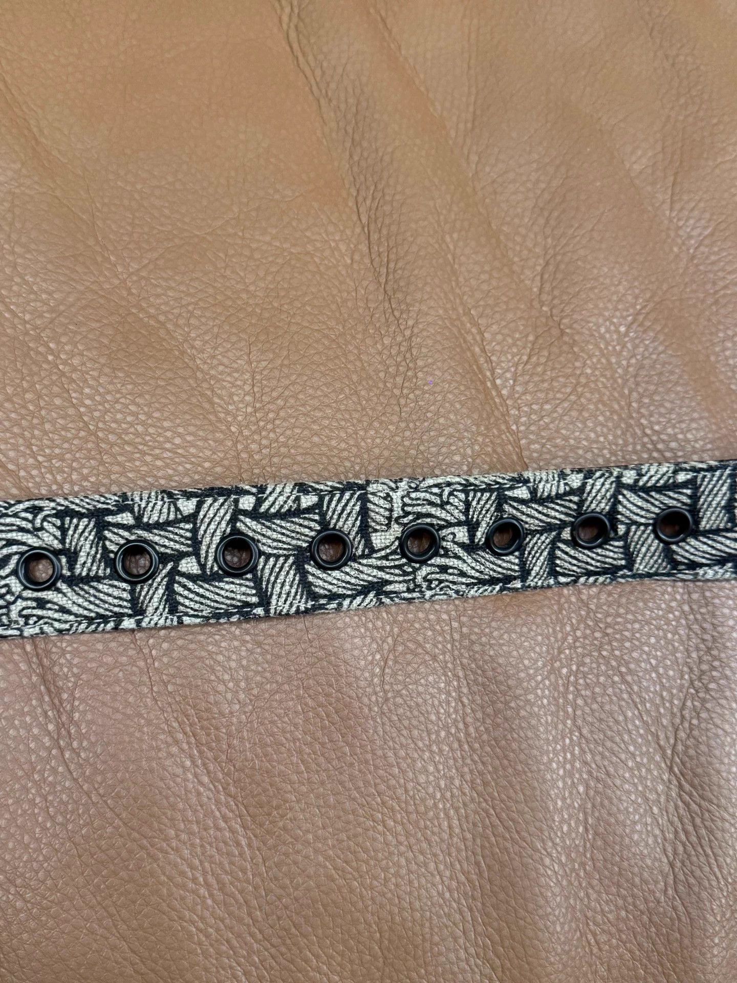 Christopher Nemeth Christopher Nemeth Knot Logo Belt S Linen Leather Size ONE SIZE - 3 Thumbnail