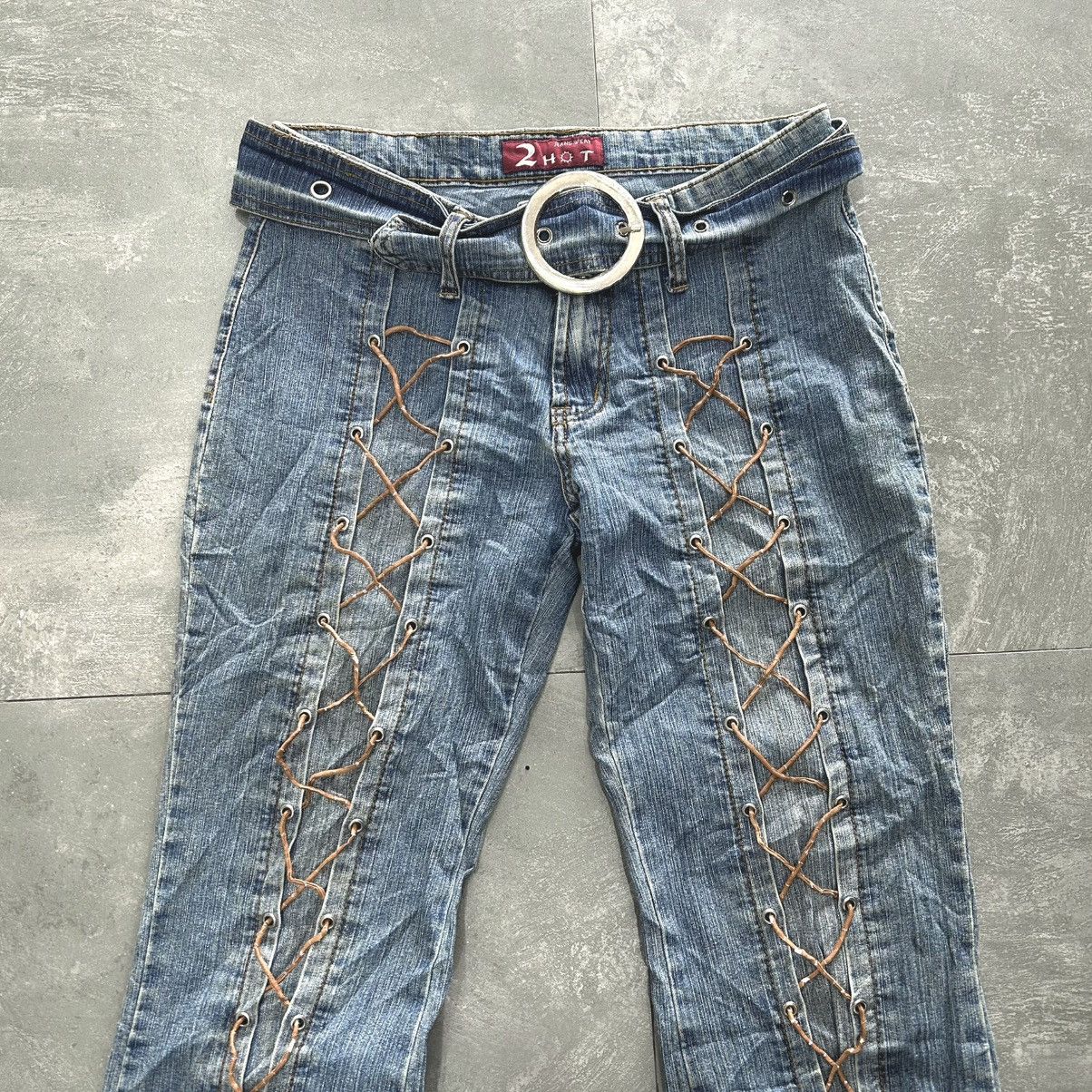 Japanese Brand Vintage Flared Denim 2HOT Size US 29 - 10 Thumbnail