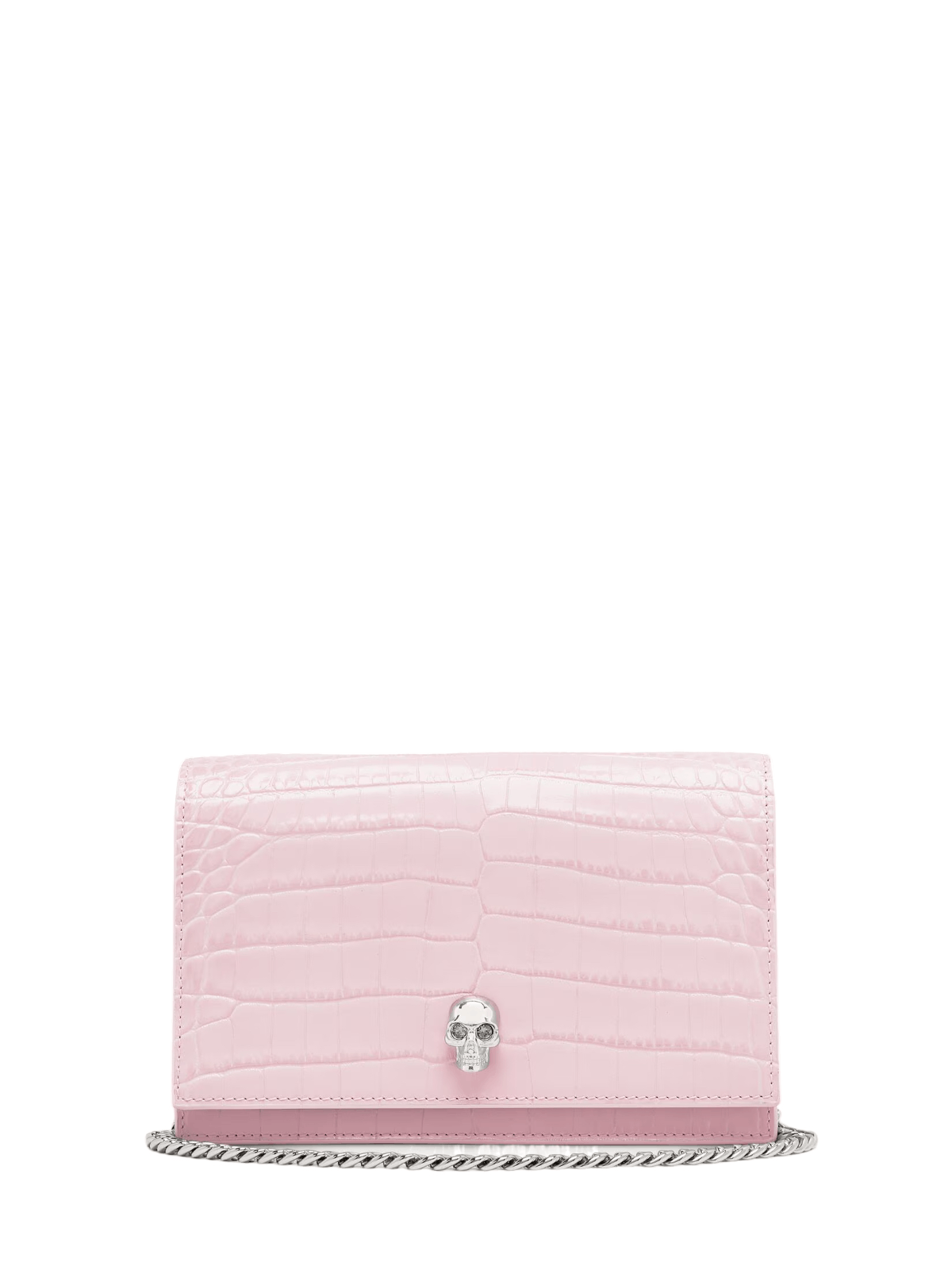 Alexander McQueen MCQUEEN Skull Small Rose Leather Shoulder Bag New Auth Size ONE SIZE - 1 Thumbnail