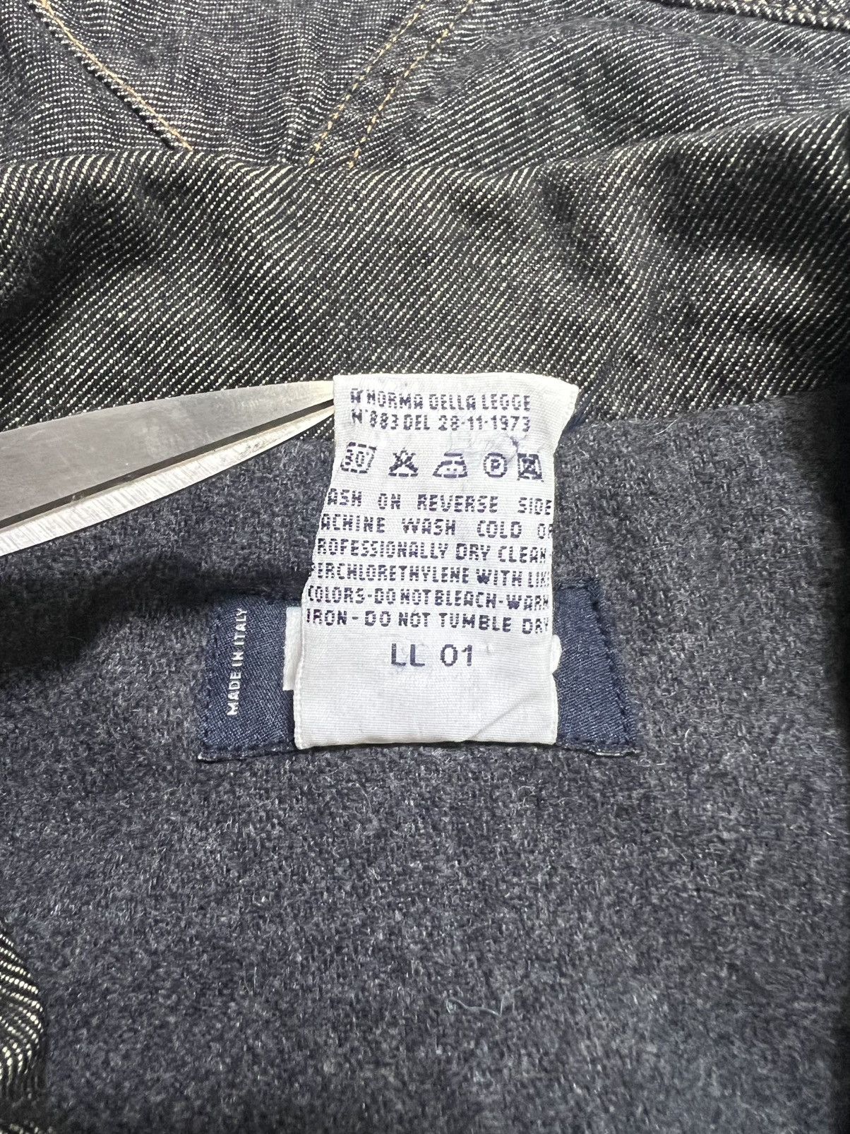 Dolce & Gabbana Dolce & Gabbana - AW03 Velcro Denim Biker Jacket Size US L / EU 52-54 / 3 - 20 Thumbnail