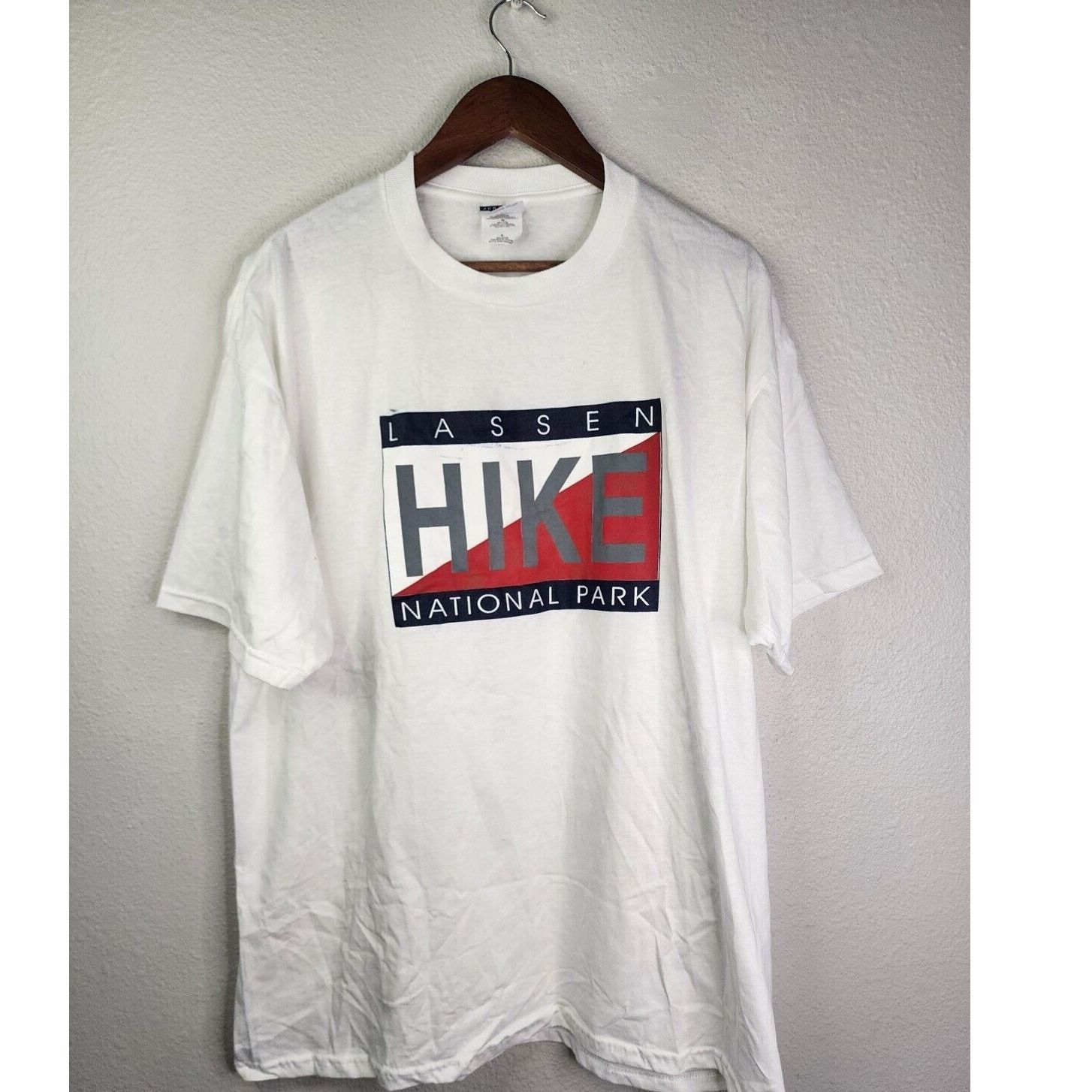 Jerzees Vintage California Shirt Lassen National Park White XL Tee Size US XL / EU 56 / 4 - 1 Thumbnail