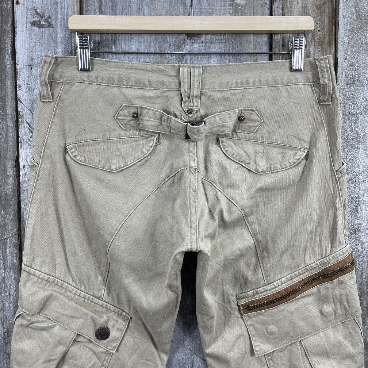 Vintage Japanese Brand Soul Of Freedom Zipper Cargo Pants