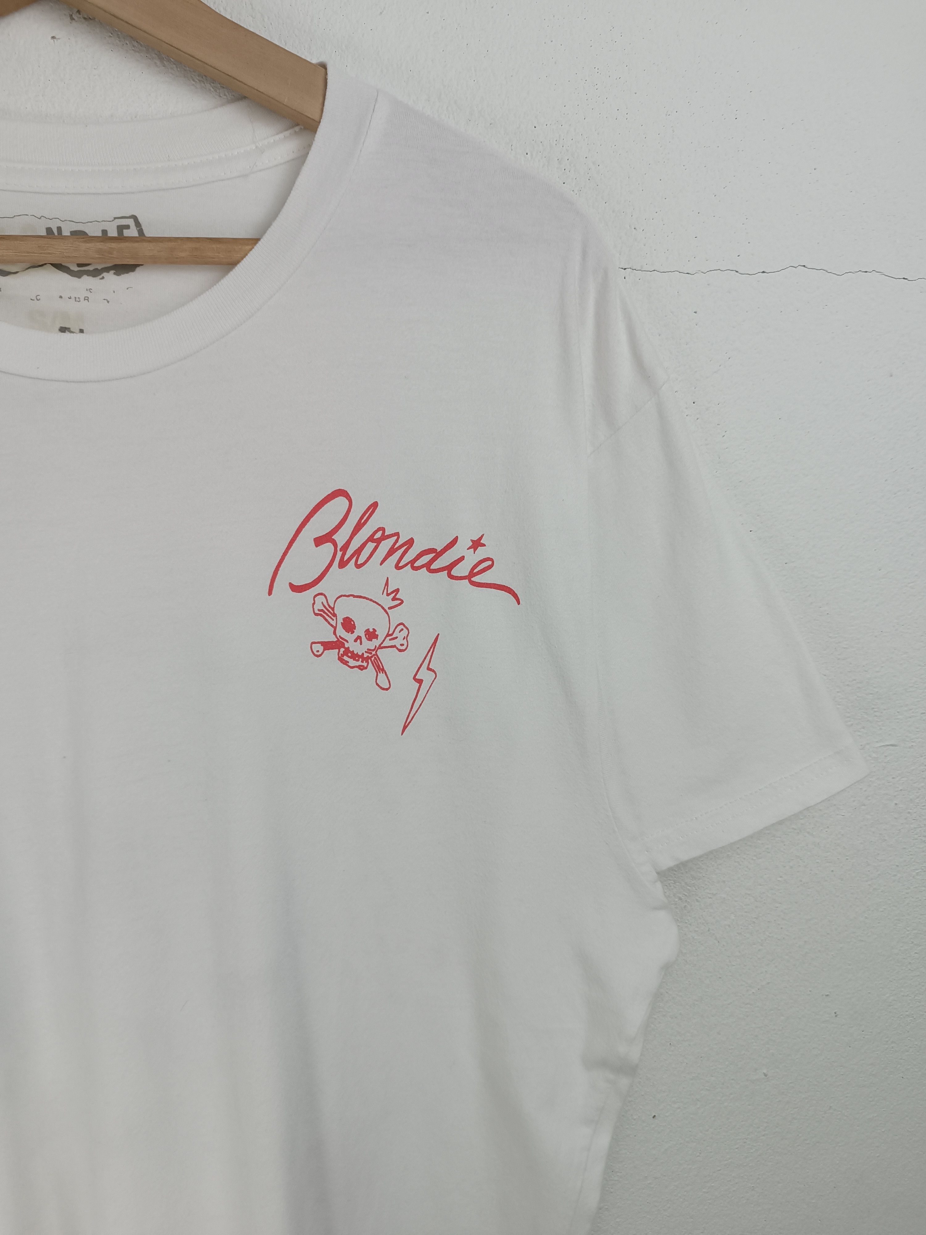 Band Tees VINTAGE BLONDIE DEBBIE HARRY VERY RARE TEE clash jett punk Size US L / EU 52-54 / 3 - 6 Thumbnail