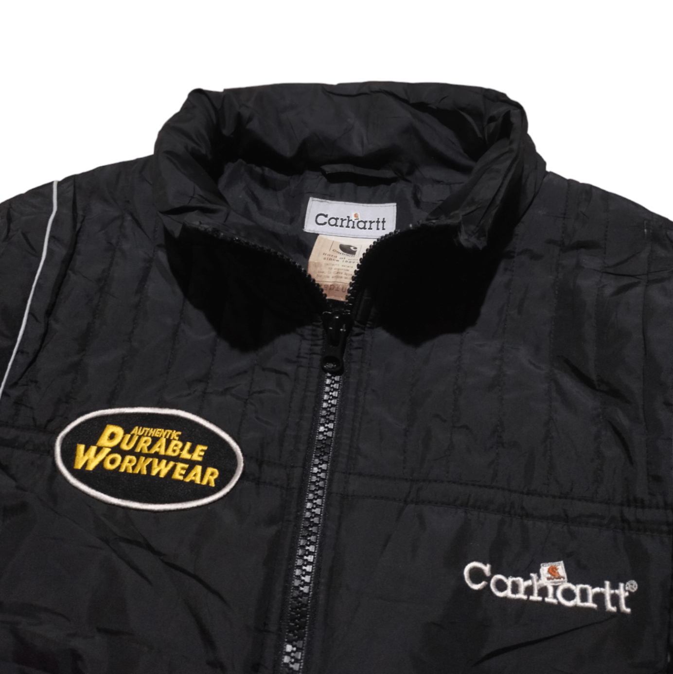 Carhartt Vintage Carhartt Hard At Work puffer Jacket Size US M / EU 48-50 / 2 - 2 Thumbnail