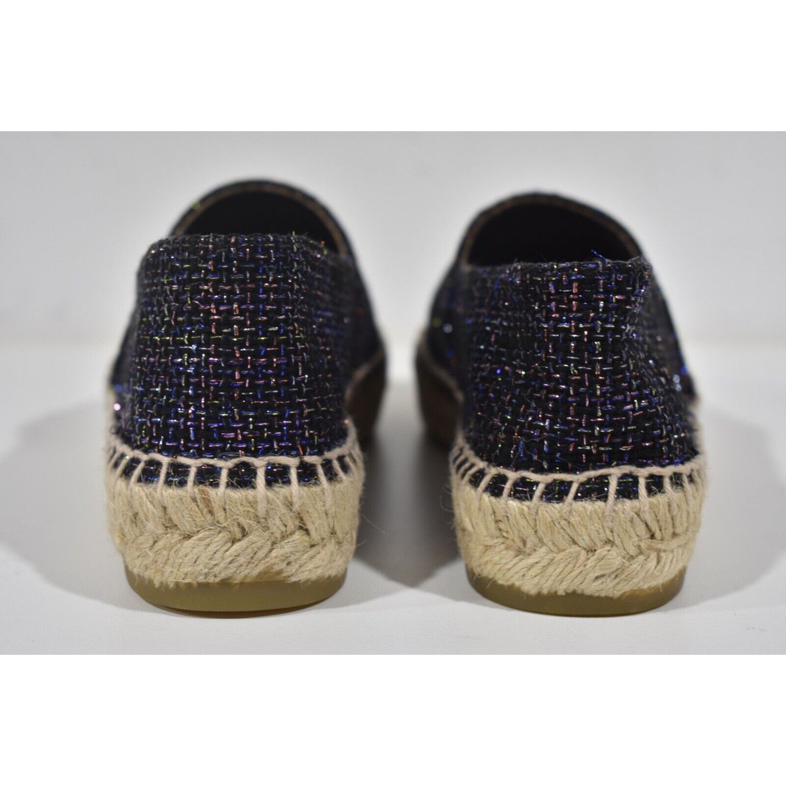 Chanel 16S Tweed CC Cap Toe Double Sole Espadrille Ballet Flats 35 Size US 5 / IT 35 - 10 Thumbnail