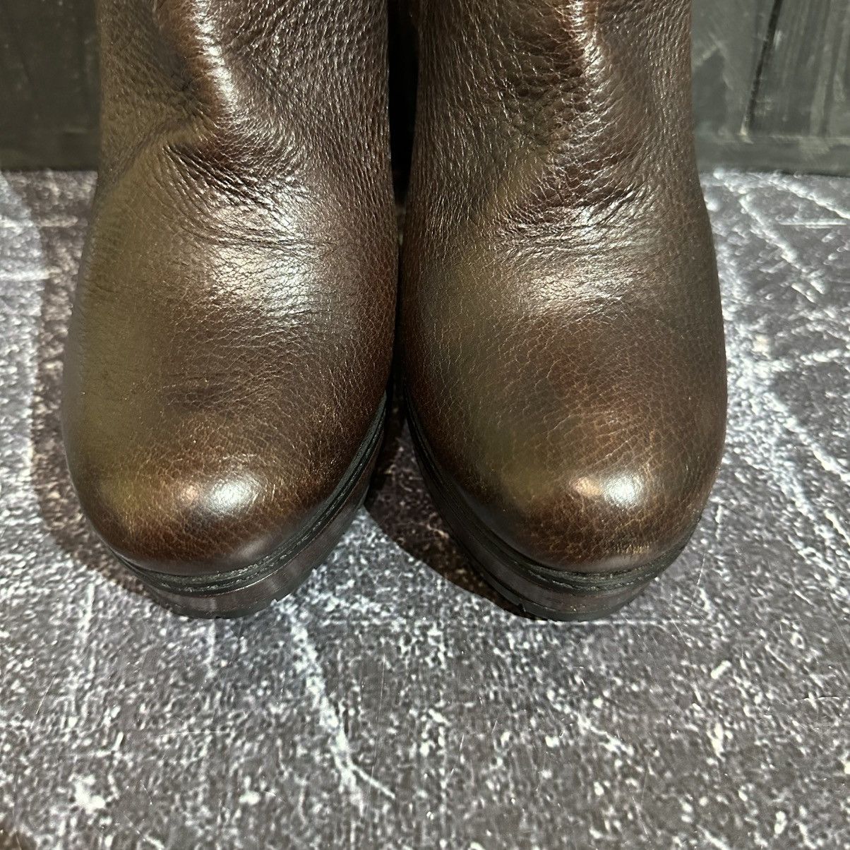 Prada PRADA women’s Leather Ankle Boots Size 39 Size US 9 / IT 39 - 9 Thumbnail