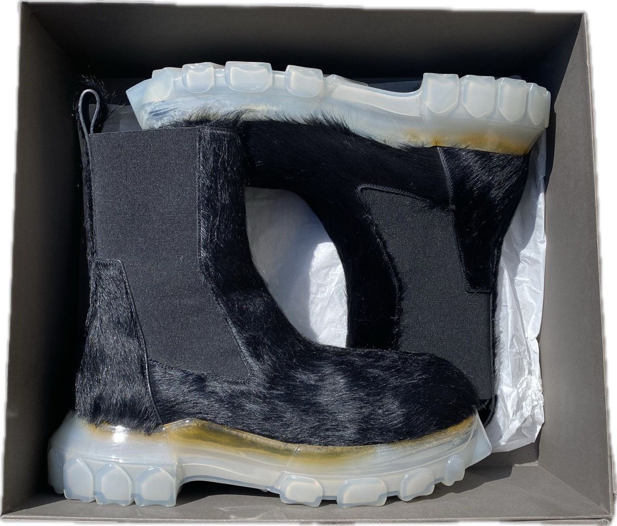 rick owens bozo chelsea boots