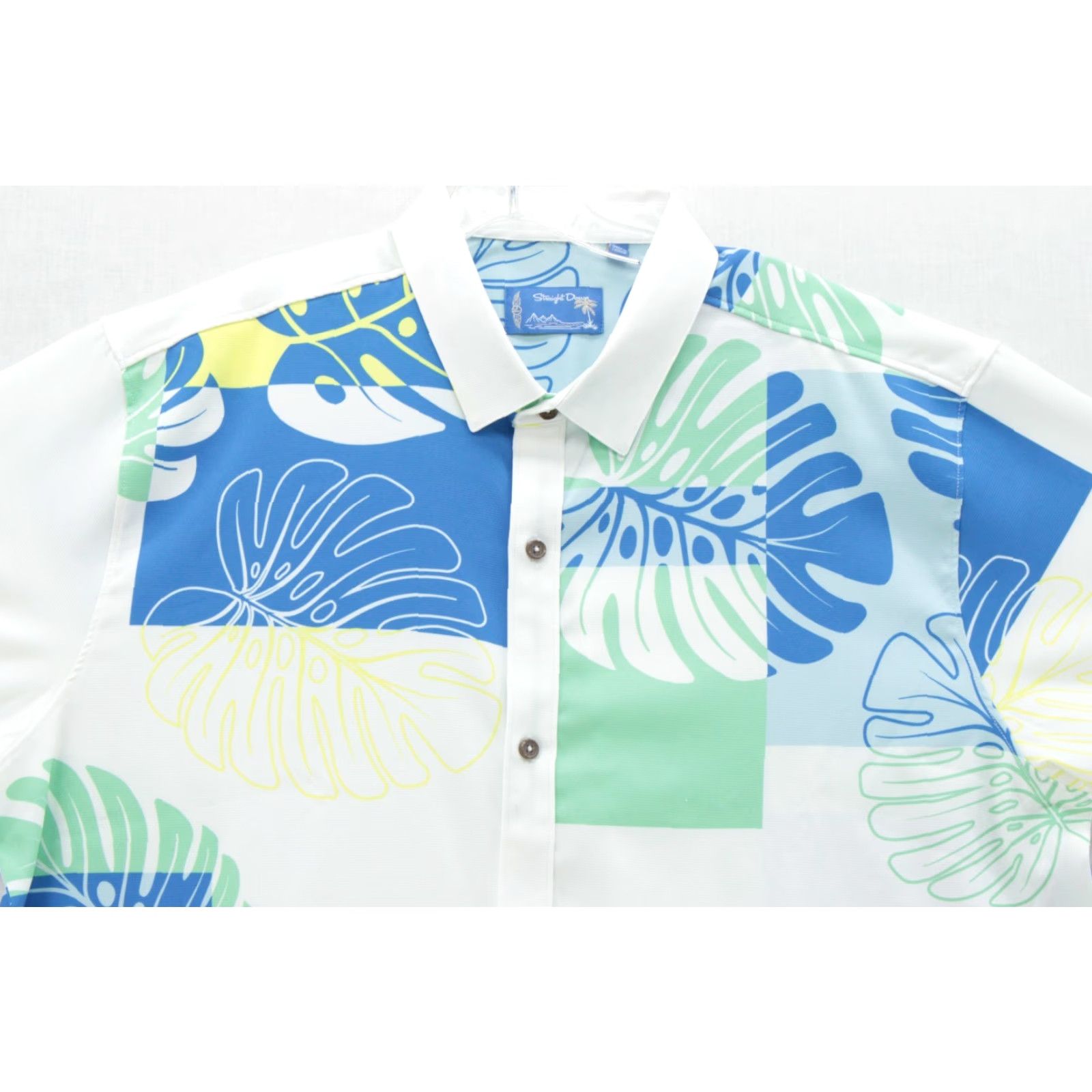 Vintage Straight Down Long Cove Shirt Mens XXL White Floral Golf Performance Hawaiian Size US XXL / EU 58 / 5 - 3 Thumbnail
