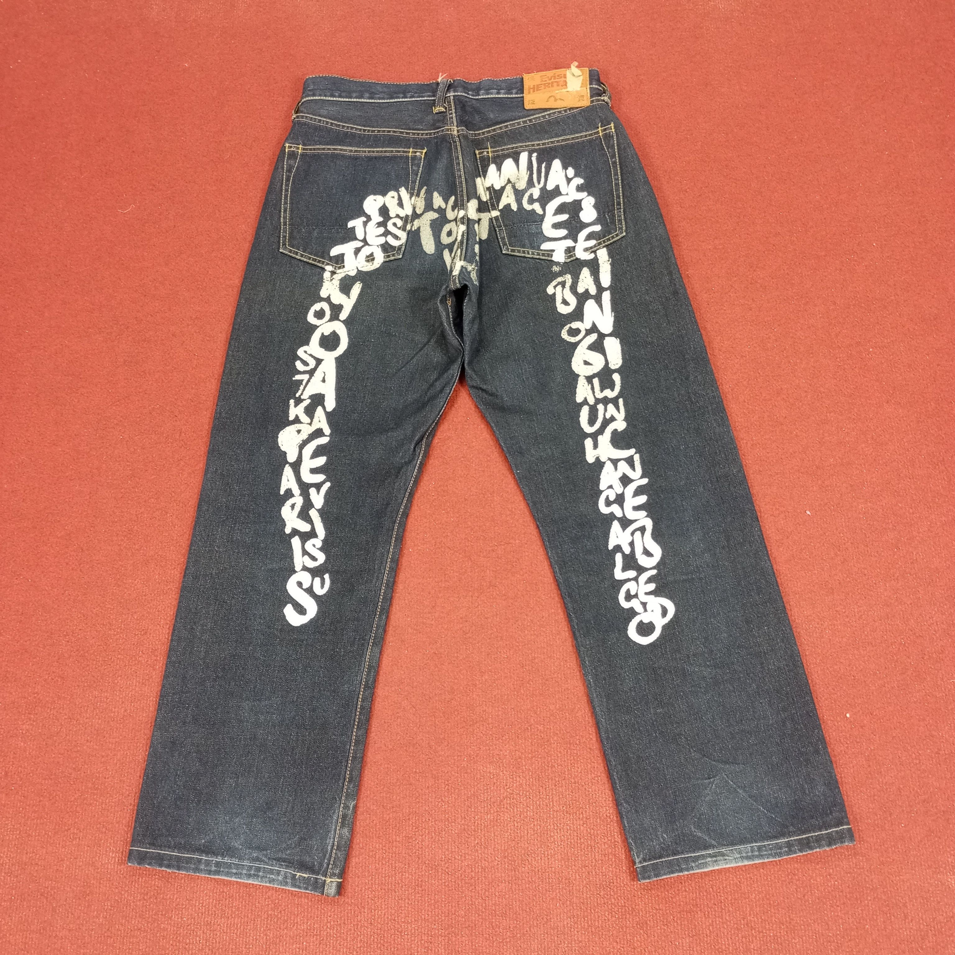 Evisu Evisu Japanese Brand Fashion Style Jeans Size US 31 - 1 Thumbnail