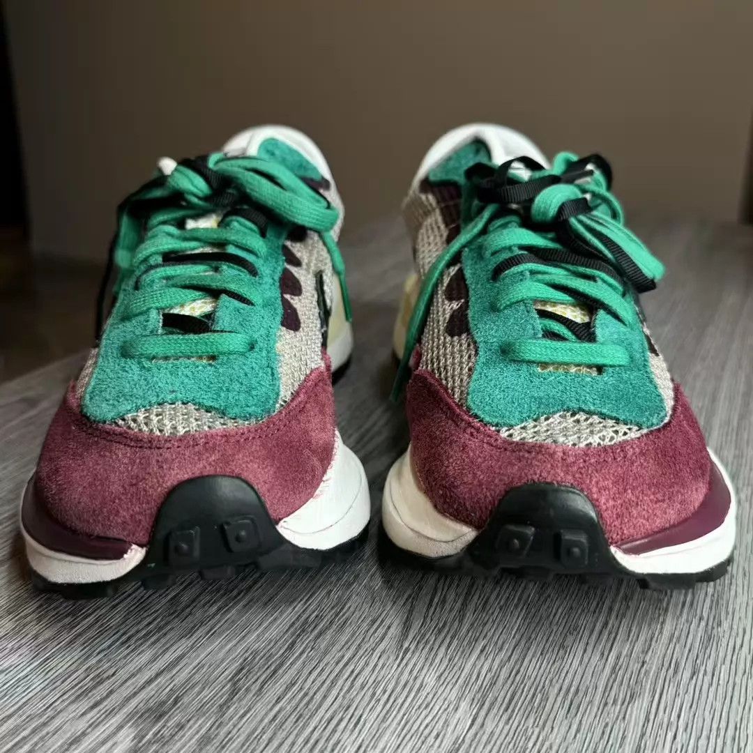 Nike Sacai x Nike VaporWaffle Burgundy 98 New Size 44 Size US 11 / EU 44 - 5 Thumbnail