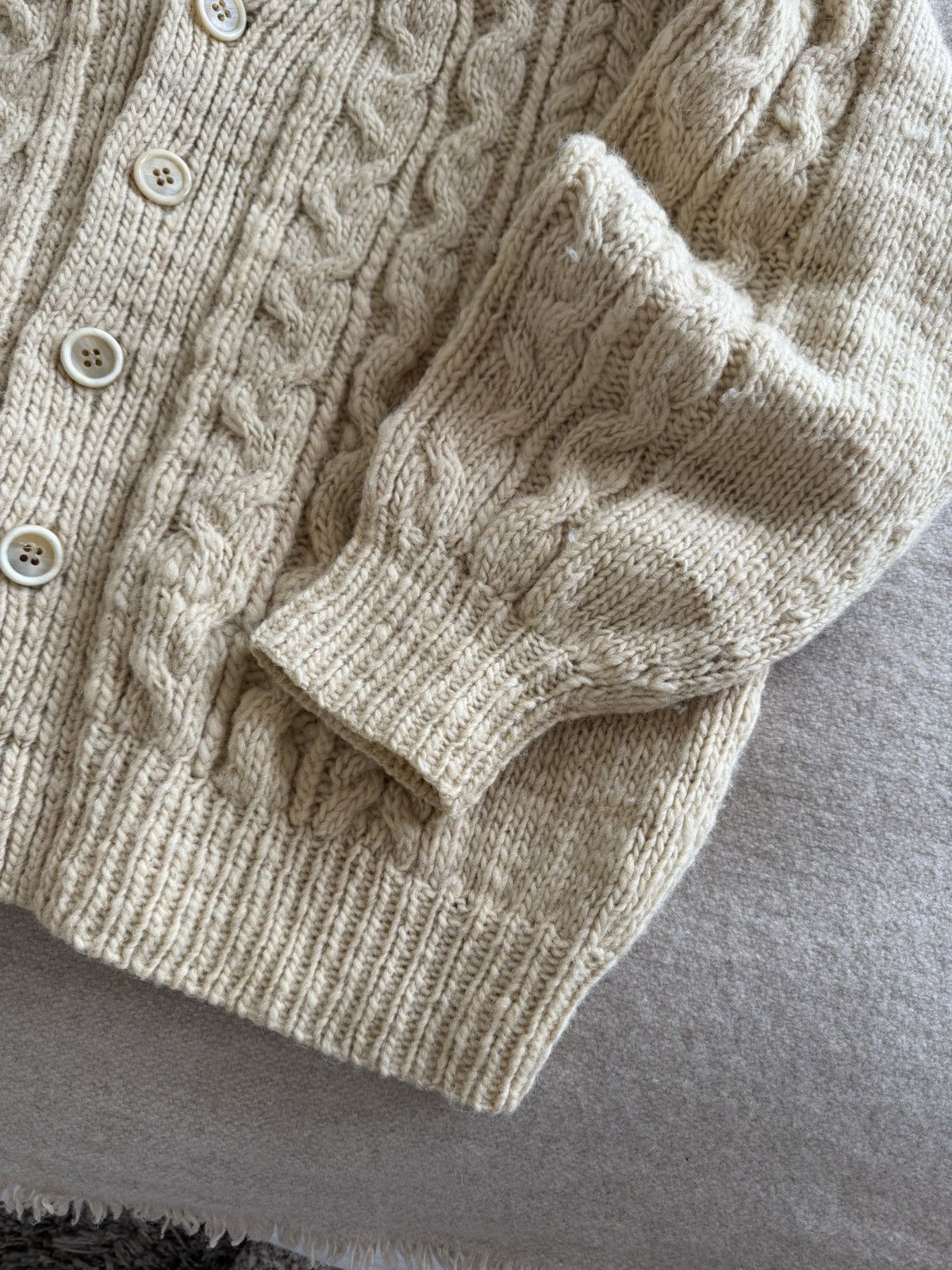 Comme des Garcons Homme Vintage 1980’s Archive Cardigan Knit Size US XL / EU 56 / 4 - 4 Thumbnail