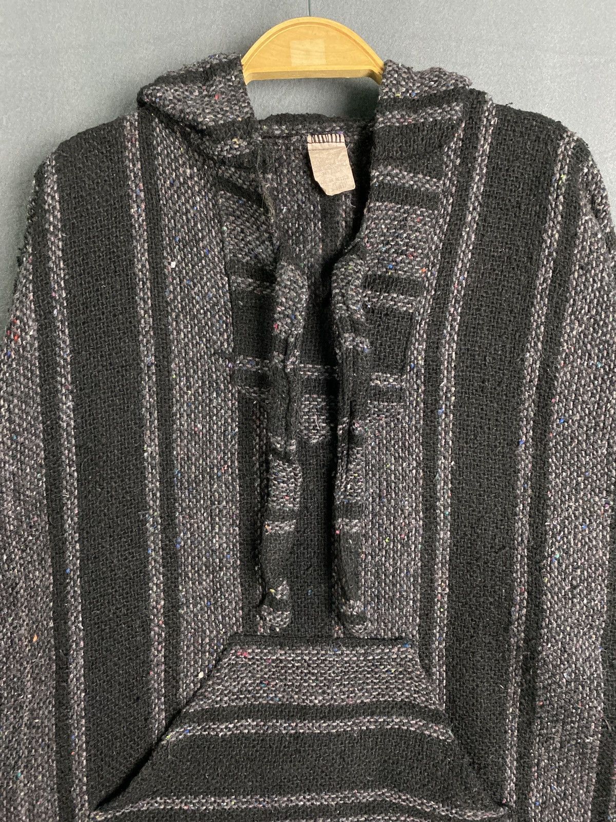 Mexican Threads × Vintage Rare Vintage Baja Mexican Drug Rugs Hoodie Size US M / EU 48-50 / 2 - 3 Thumbnail