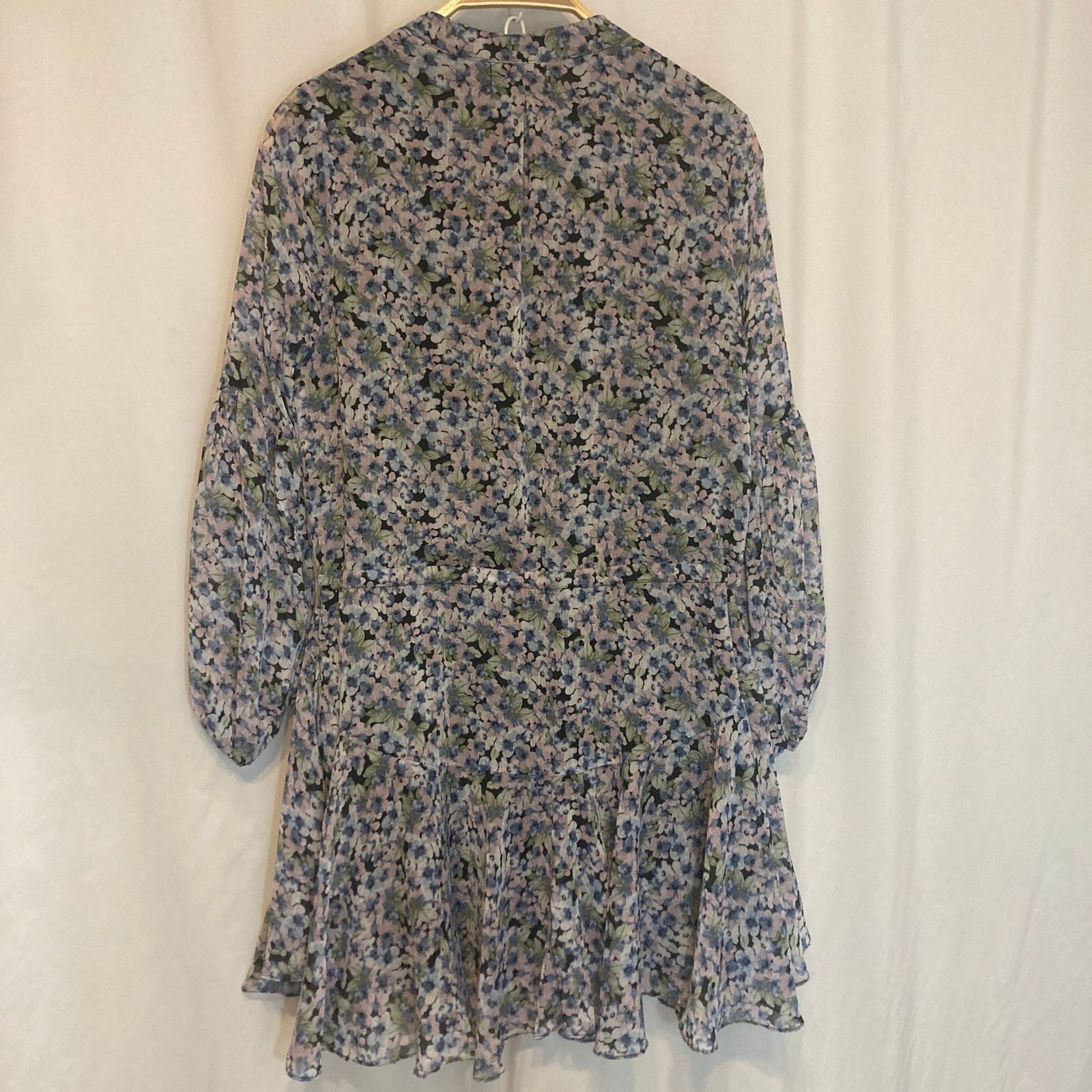 Other VICI Collection Balloons Purple Blue Floral Mini Dress Size S / US 4 / IT 40 - 12 Thumbnail